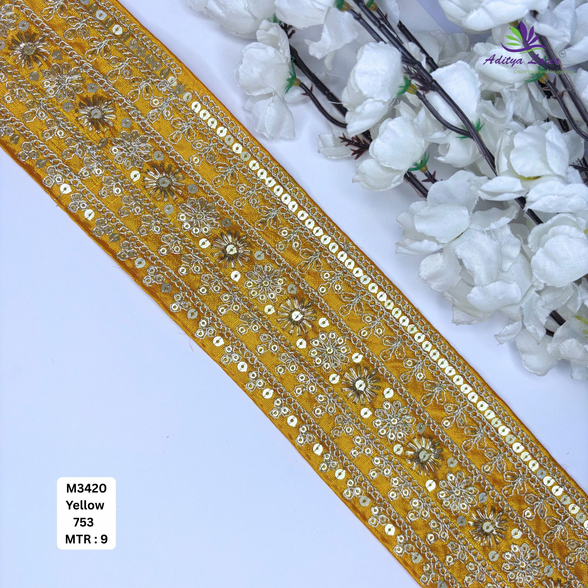 Wedding Garment Lace Border for Lehenga Saree