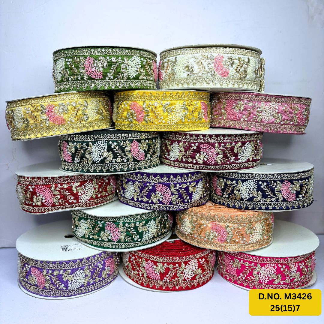 Designer Bridal Beads Lace for Fashion Accessories