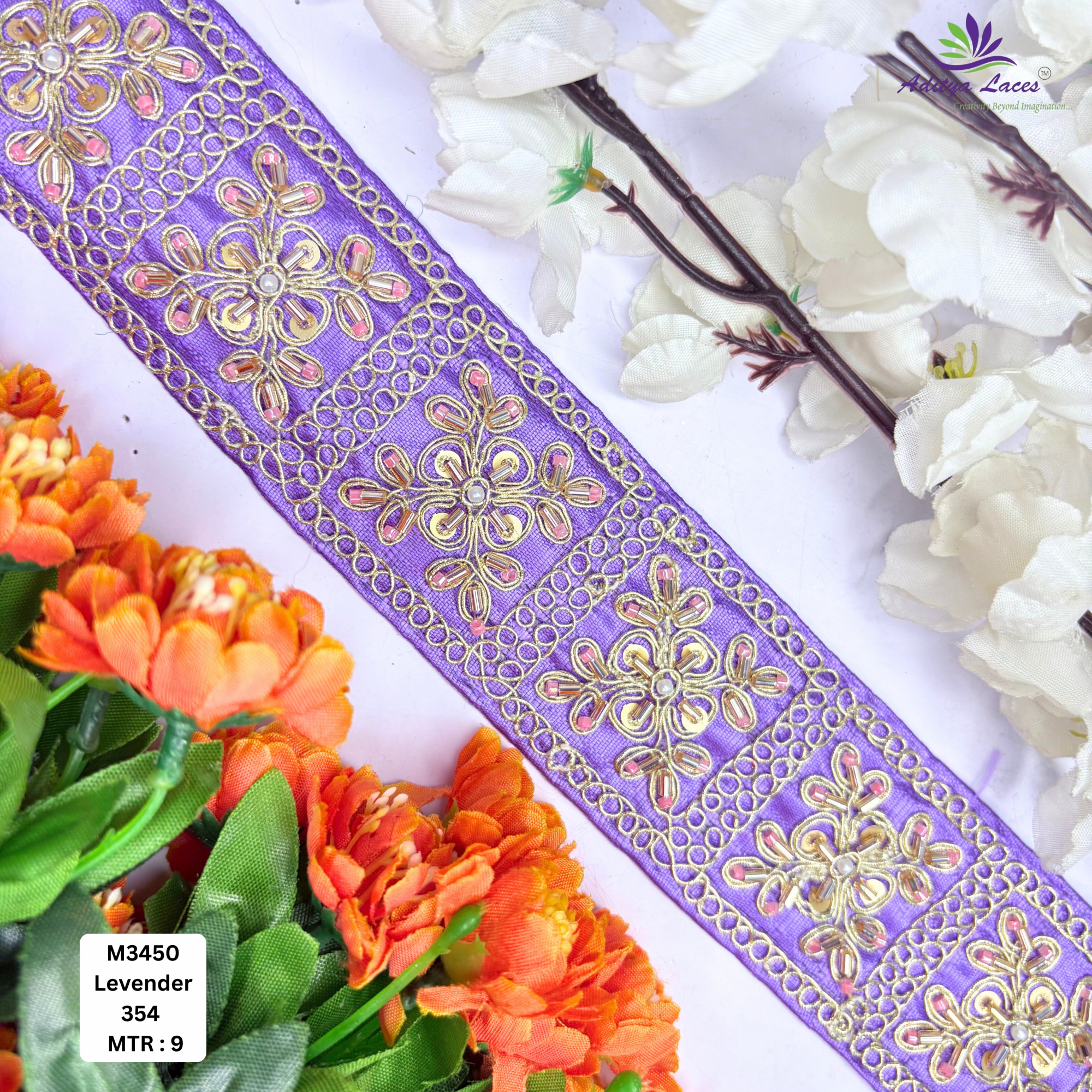 Bridal Garment Decorative Beads Trim for Kurti Dupatta
