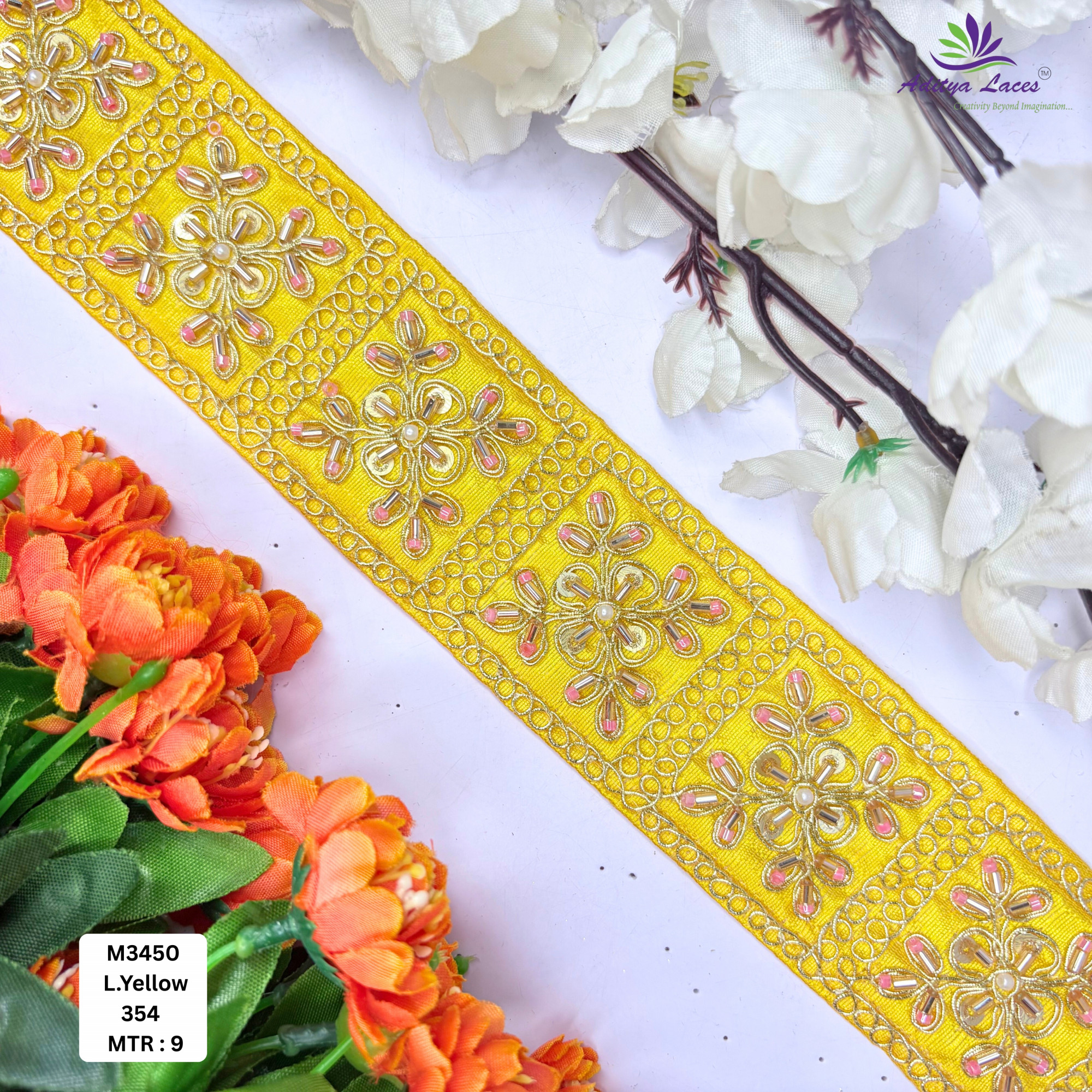 Bridal Garment Decorative Beads Trim for Kurti Dupatta