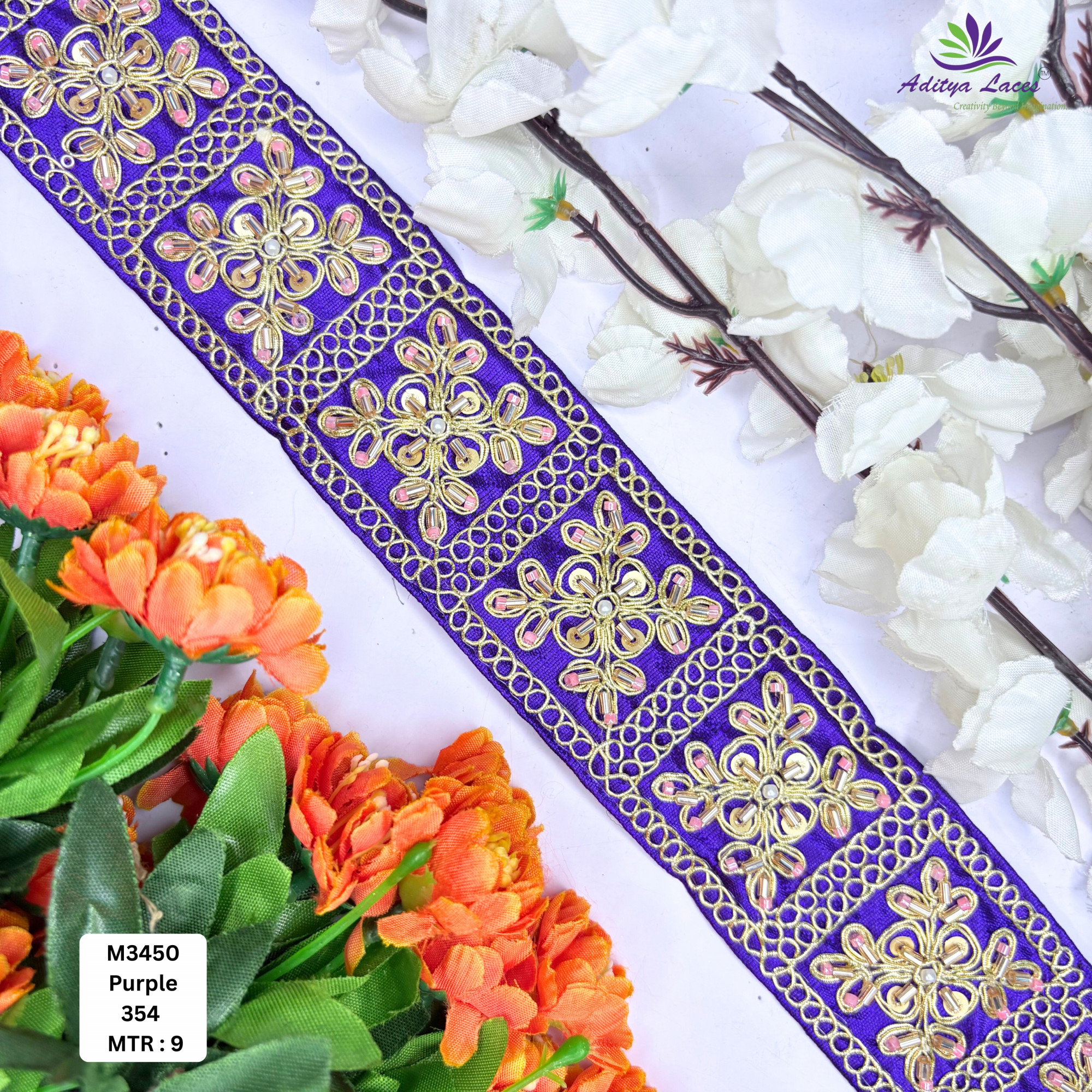 Bridal Garment Decorative Beads Trim for Kurti Dupatta