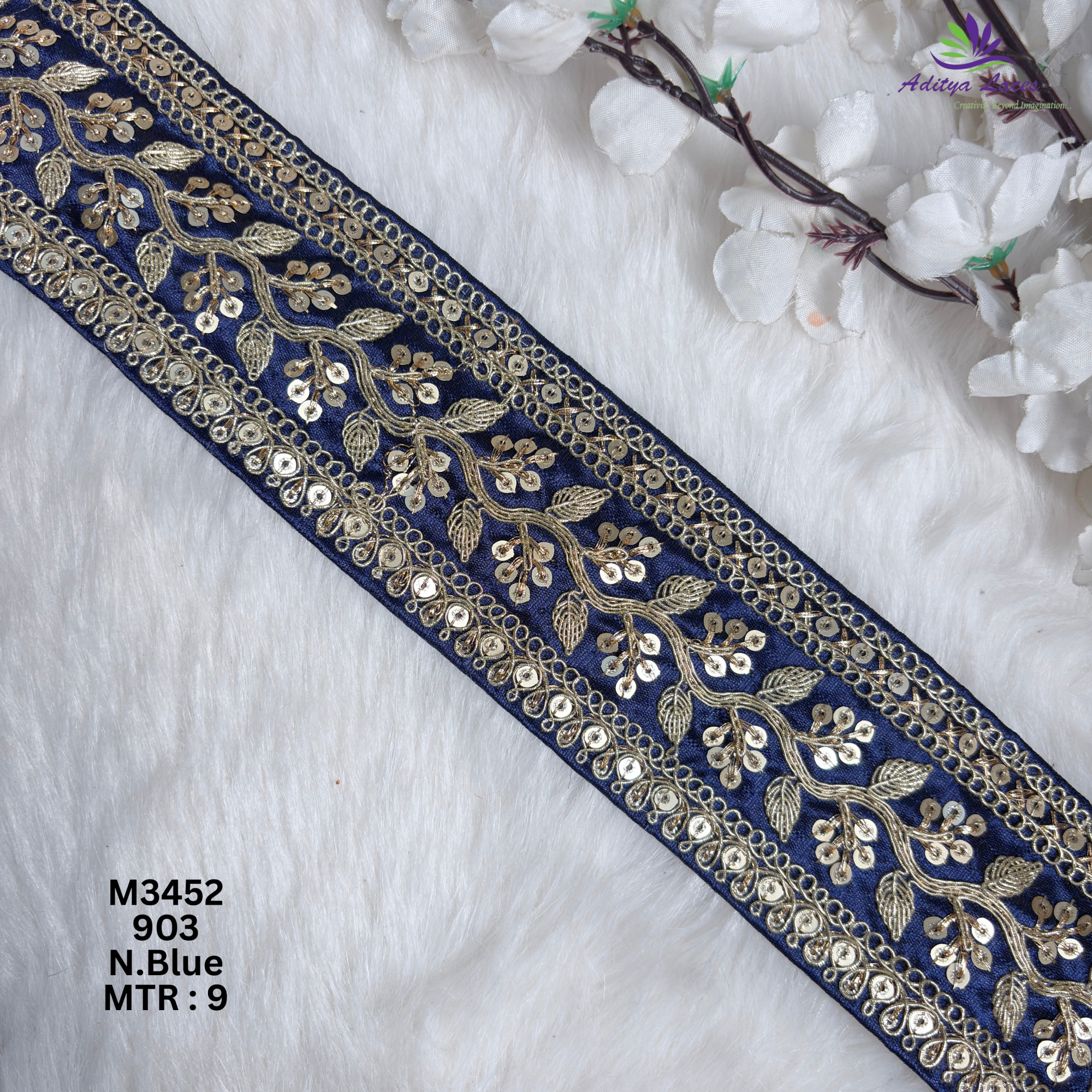 Graceful Designer Saree Lace for Kurti Dupatta