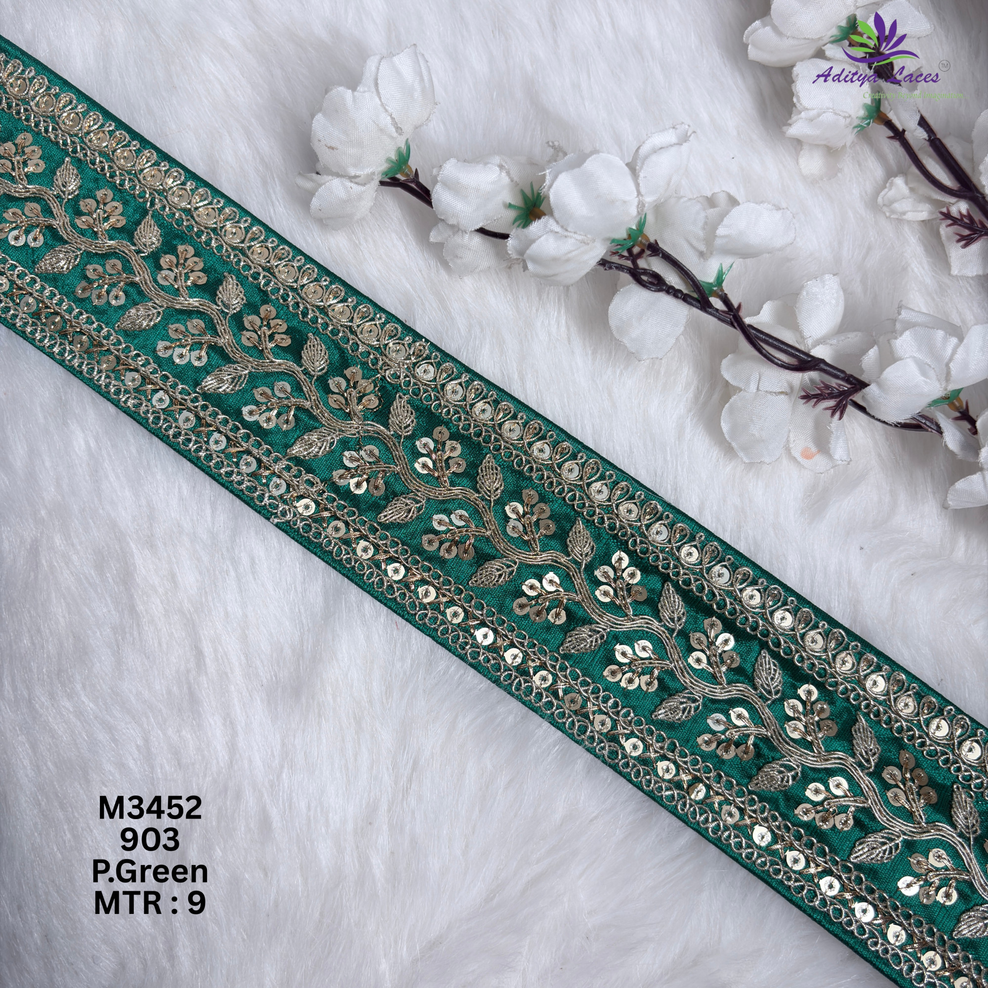 Graceful Designer Saree Lace for Kurti Dupatta