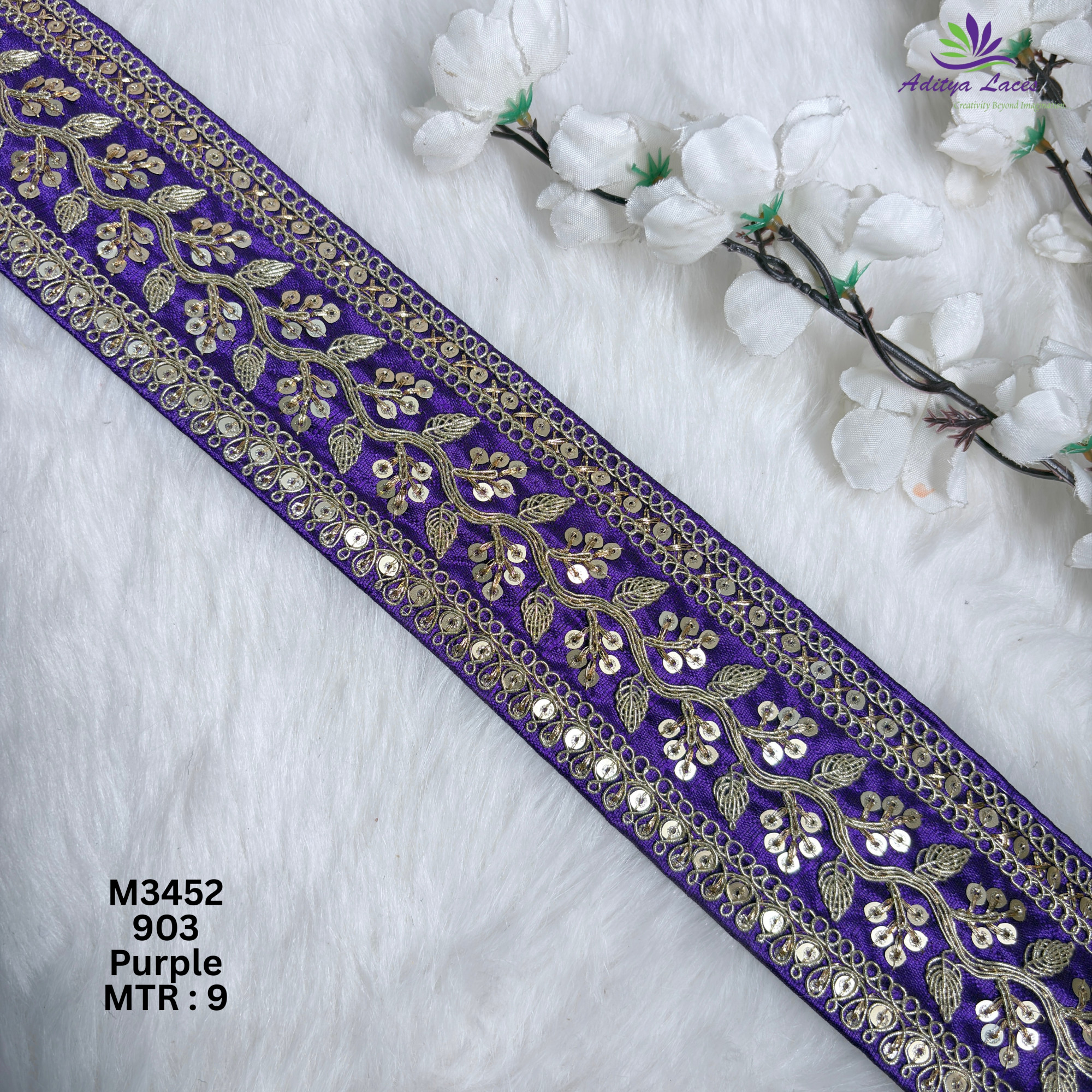 Graceful Designer Saree Lace for Kurti Dupatta