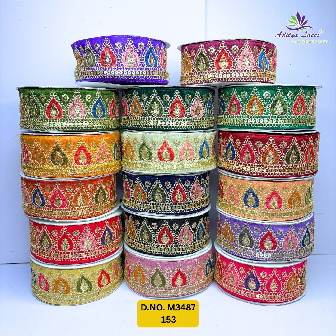 Elegant Malbari Lace Border for Saree Blouse