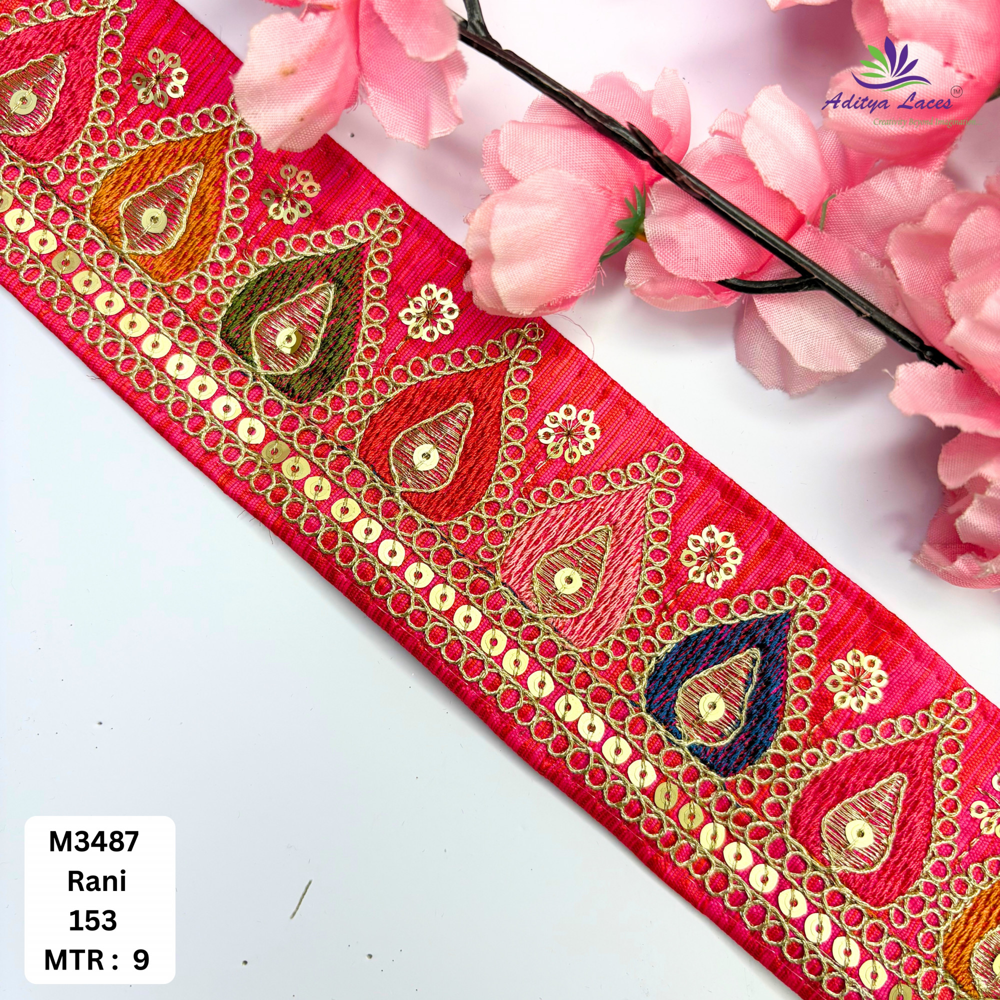 Elegant Malbari Lace Border for Saree Blouse