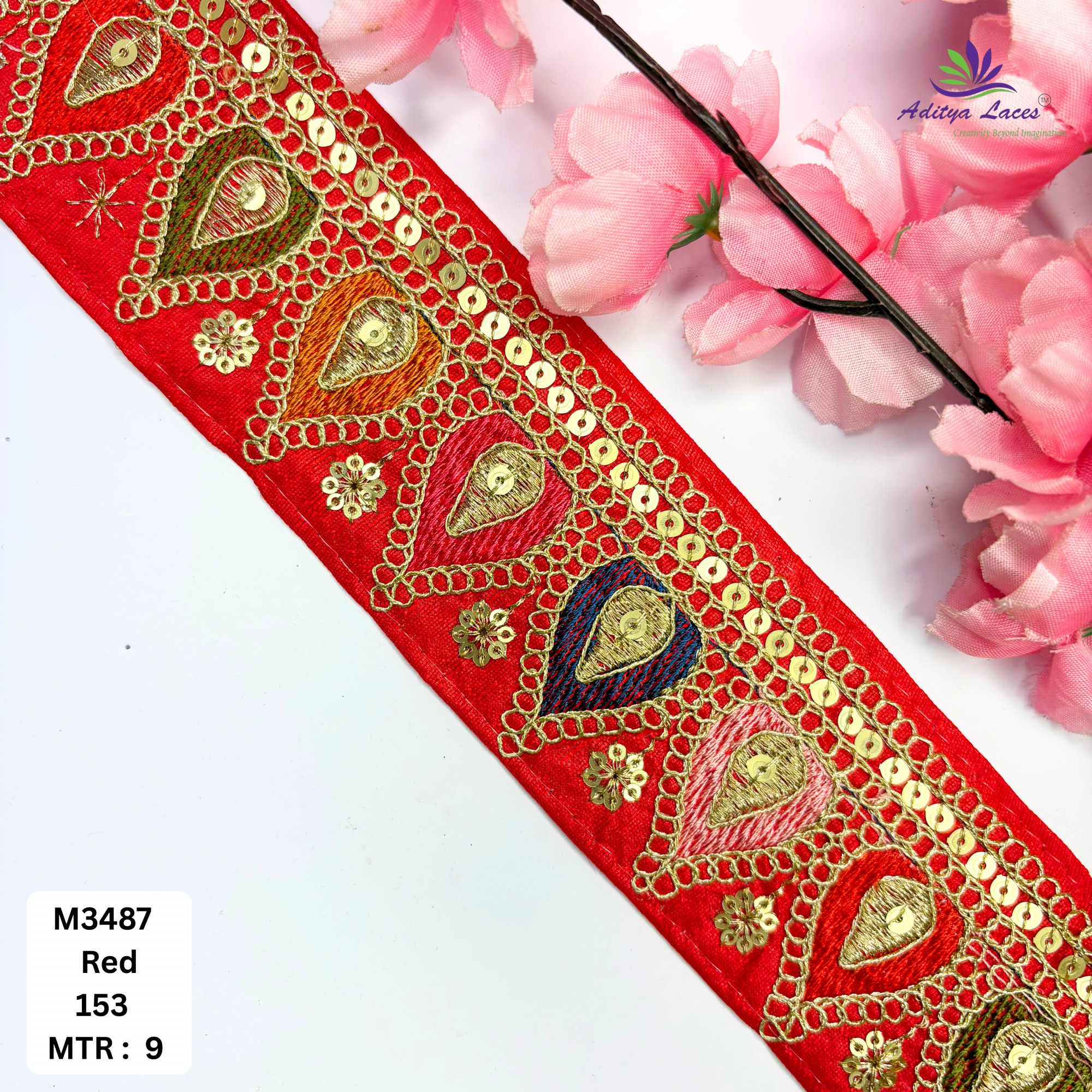 Elegant Malbari Lace Border for Saree Blouse