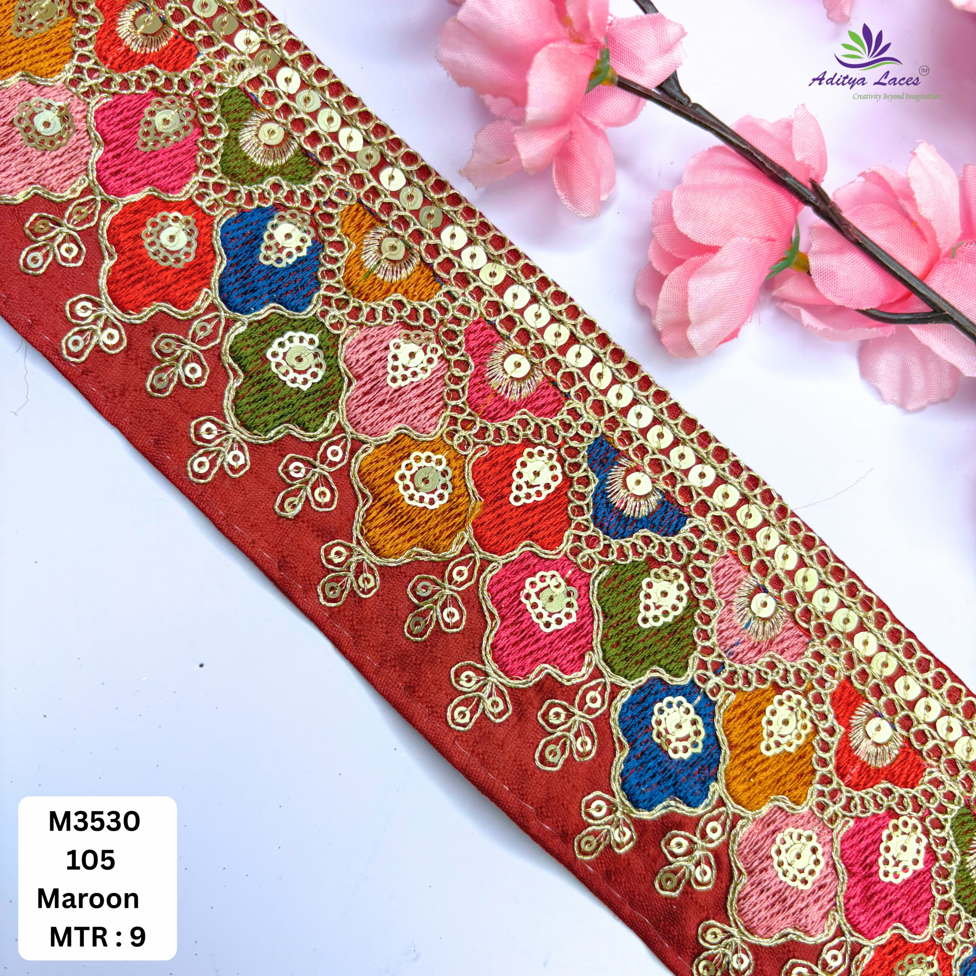 Party Wear Bridal Lace Trim for Designer Outfits