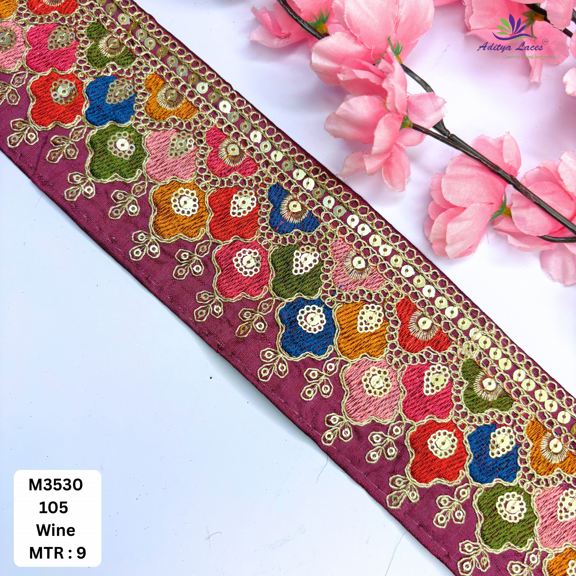 Party Wear Bridal Lace Trim for Designer Outfits