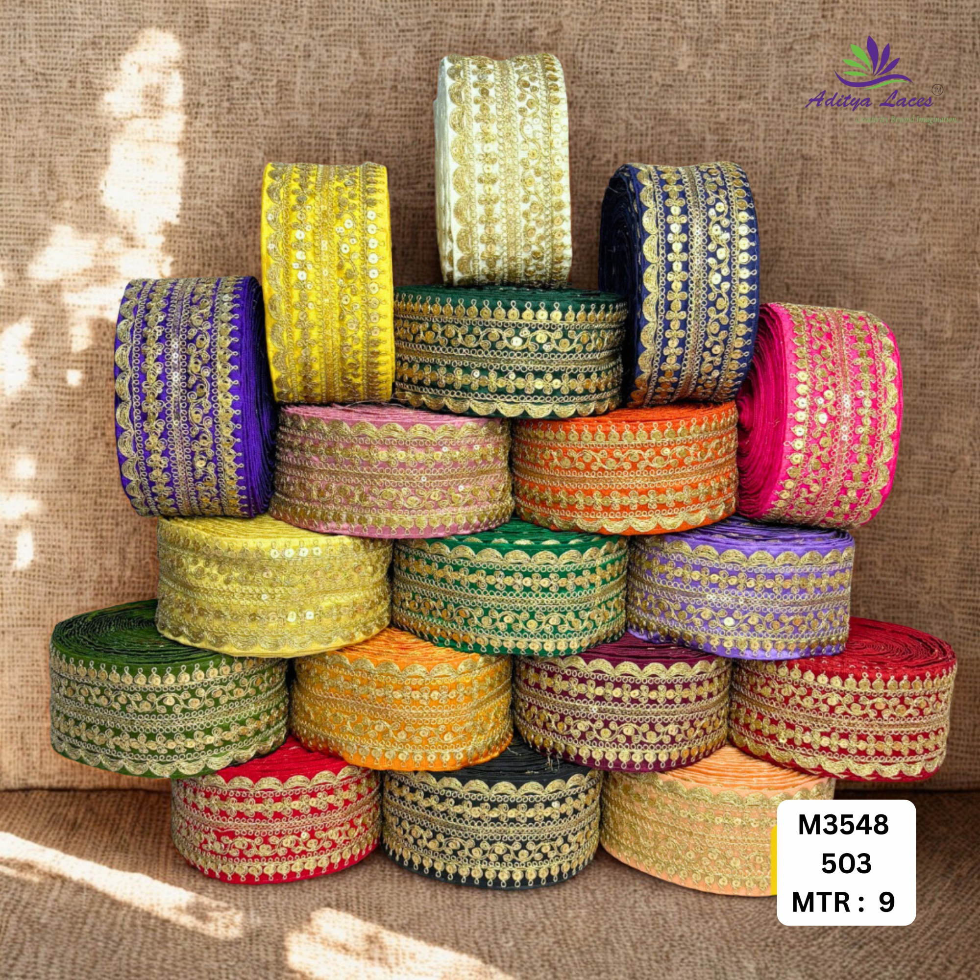 Premium Designer Lace Trim for Bridal Wear