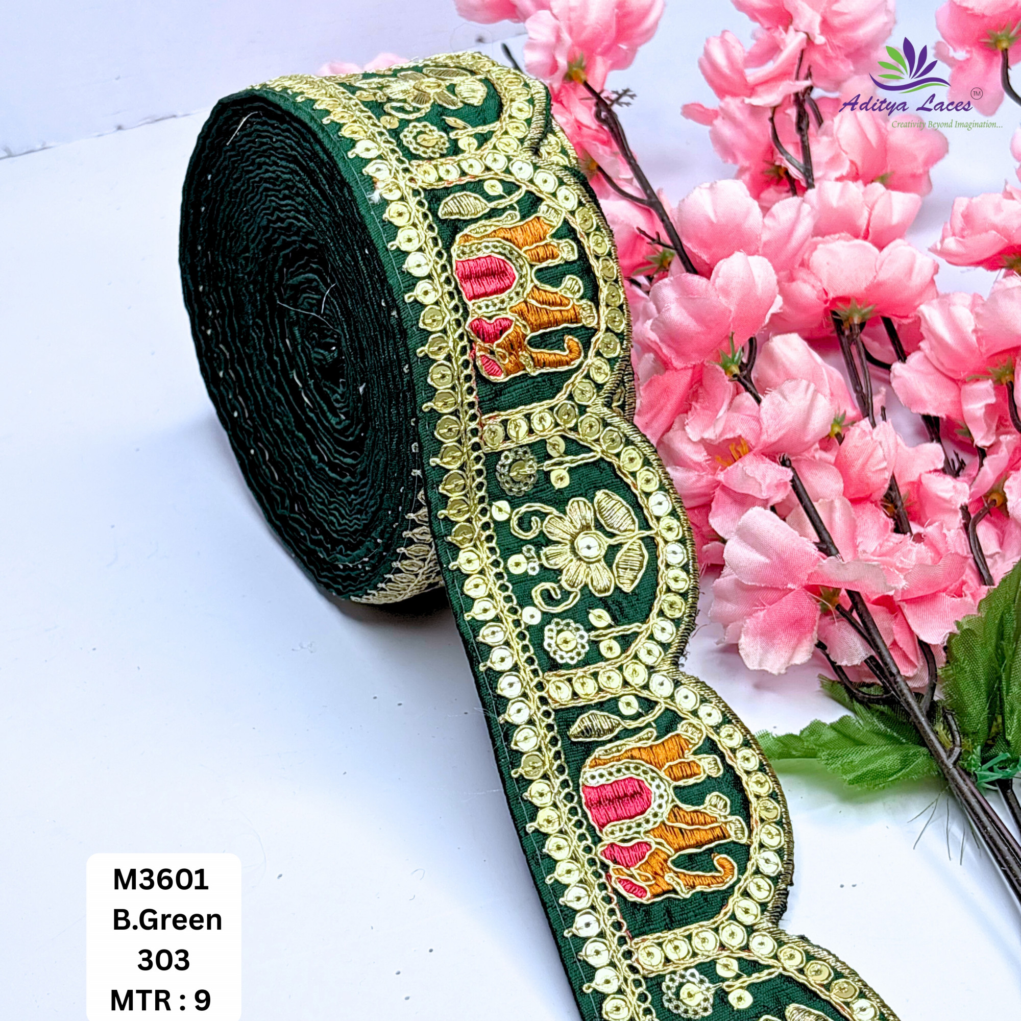 Ethnic Decorative Border Trim for Bridal Wear