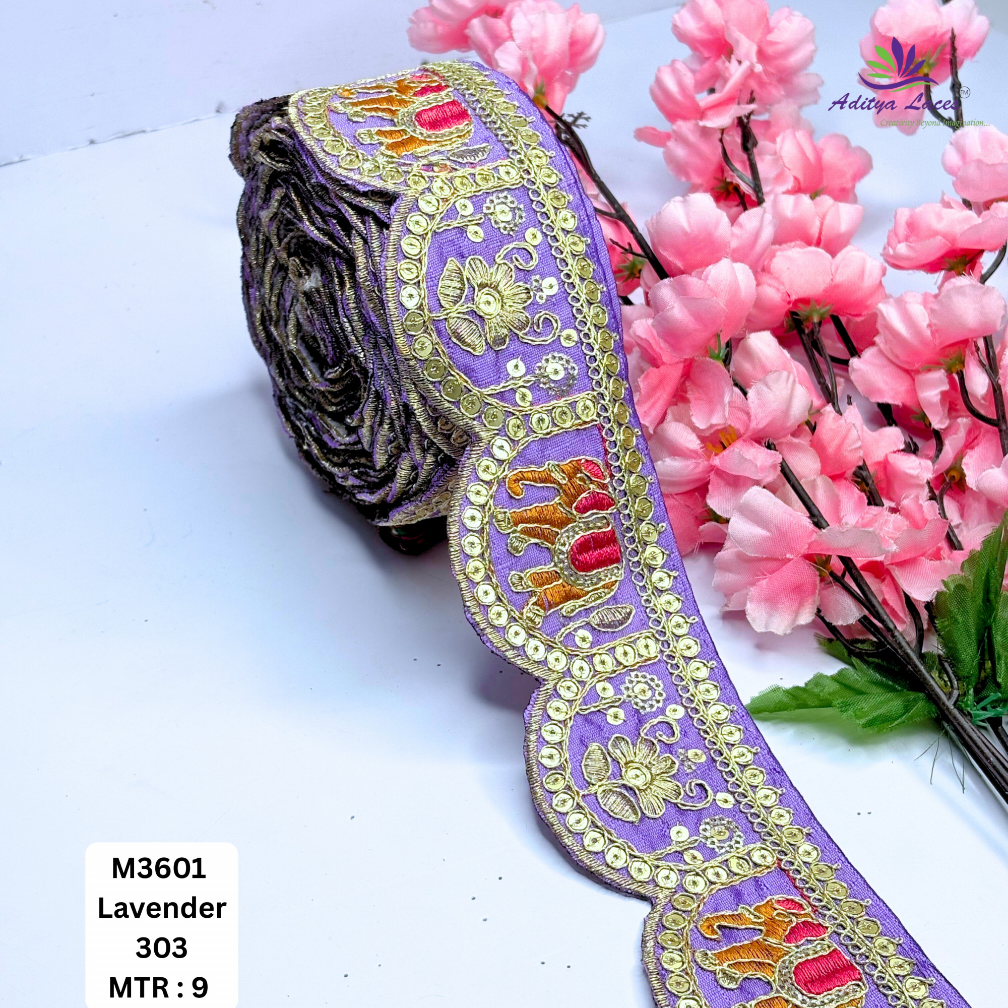 Ethnic Decorative Border Trim for Bridal Wear