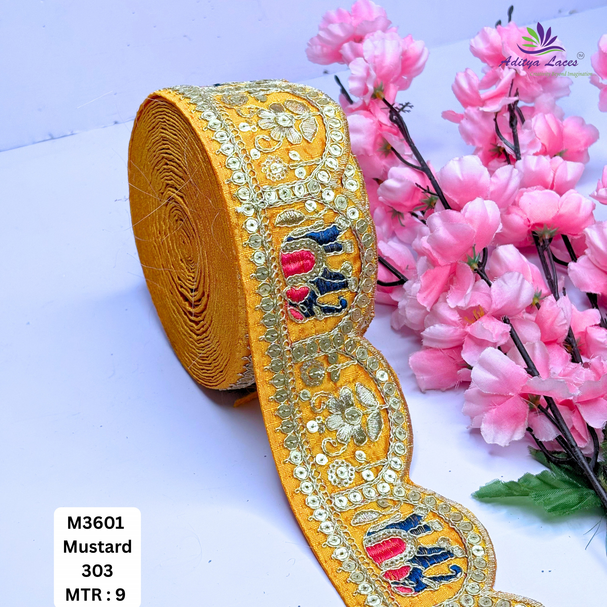 Ethnic Decorative Border Trim for Bridal Wear