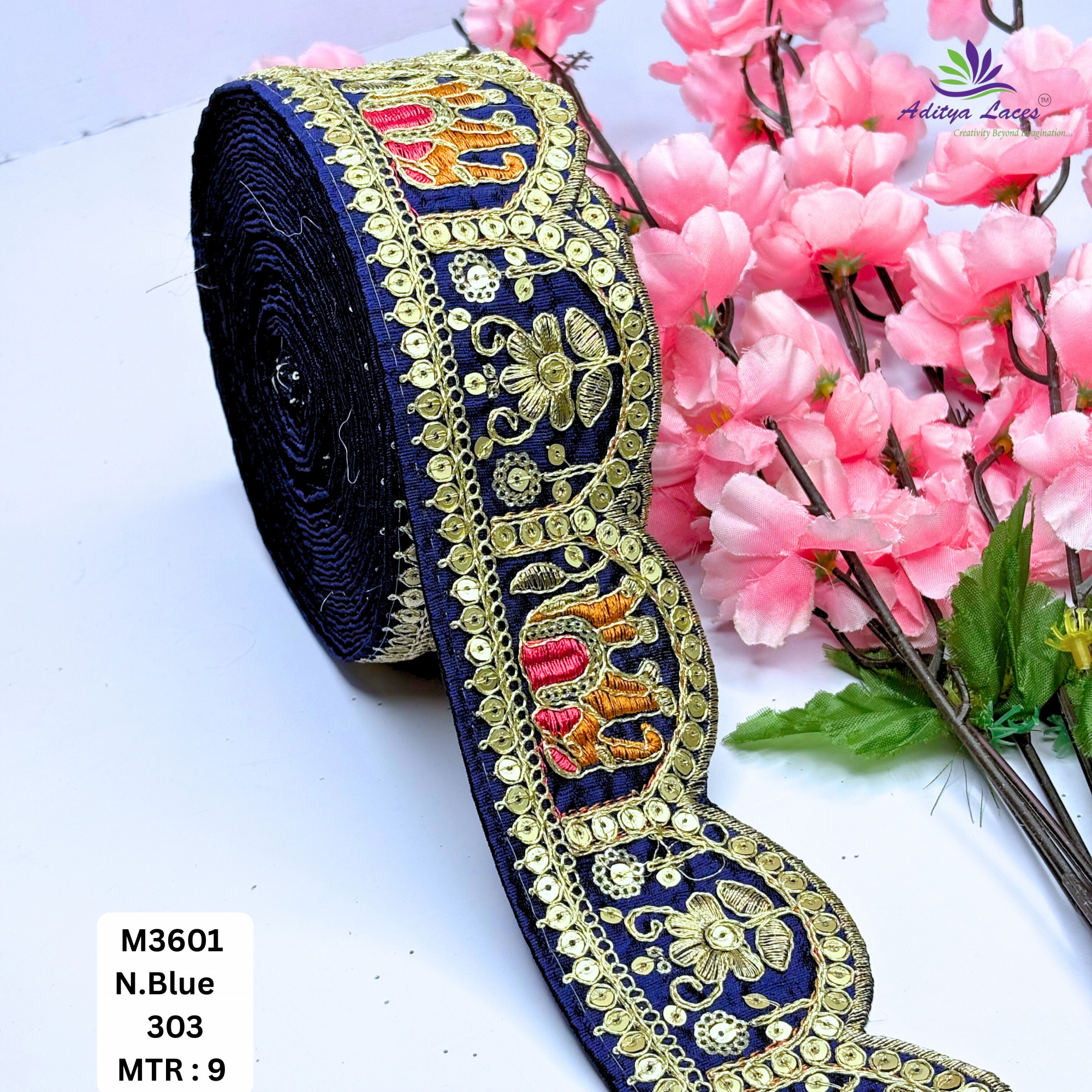 Ethnic Decorative Border Trim for Bridal Wear