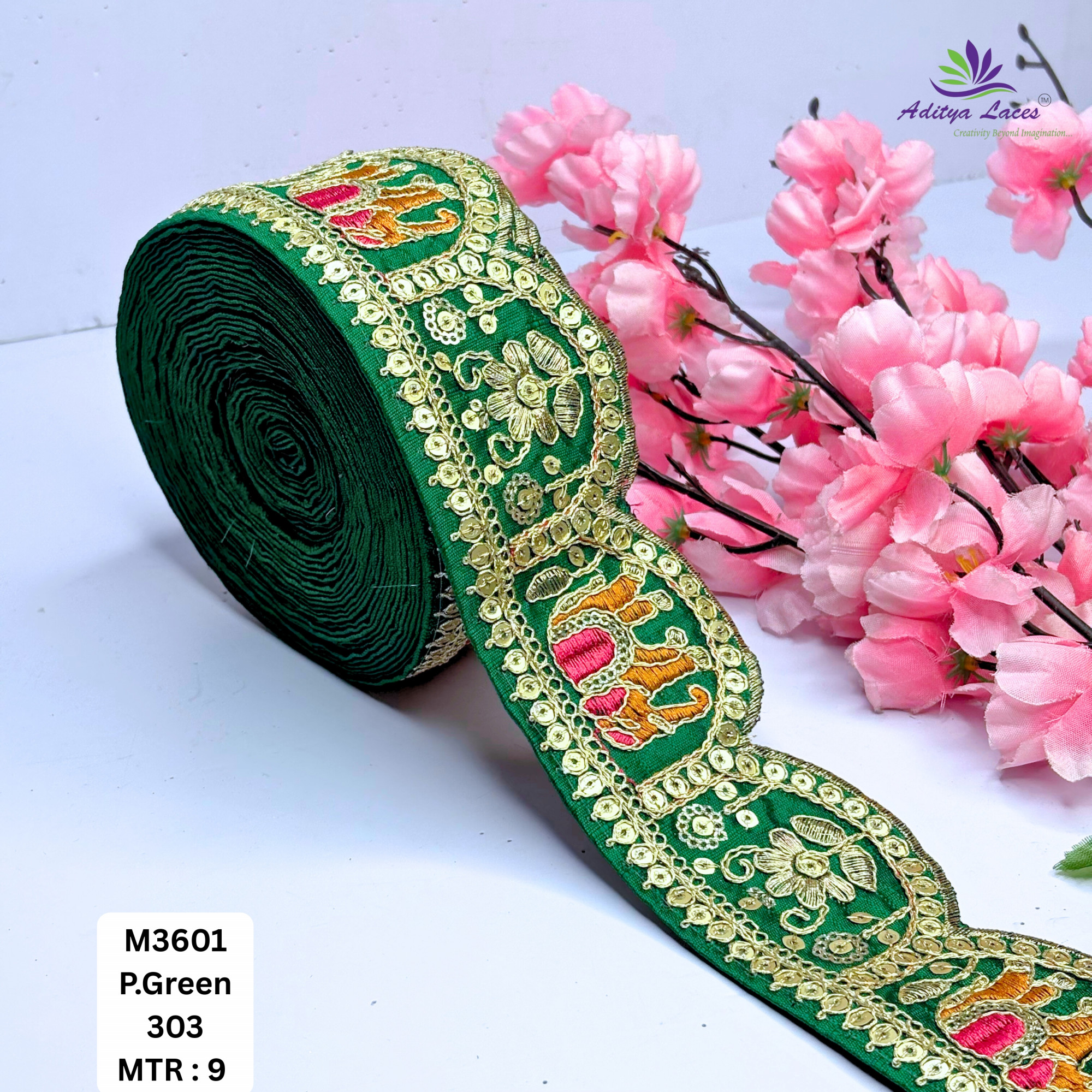 Ethnic Decorative Border Trim for Bridal Wear