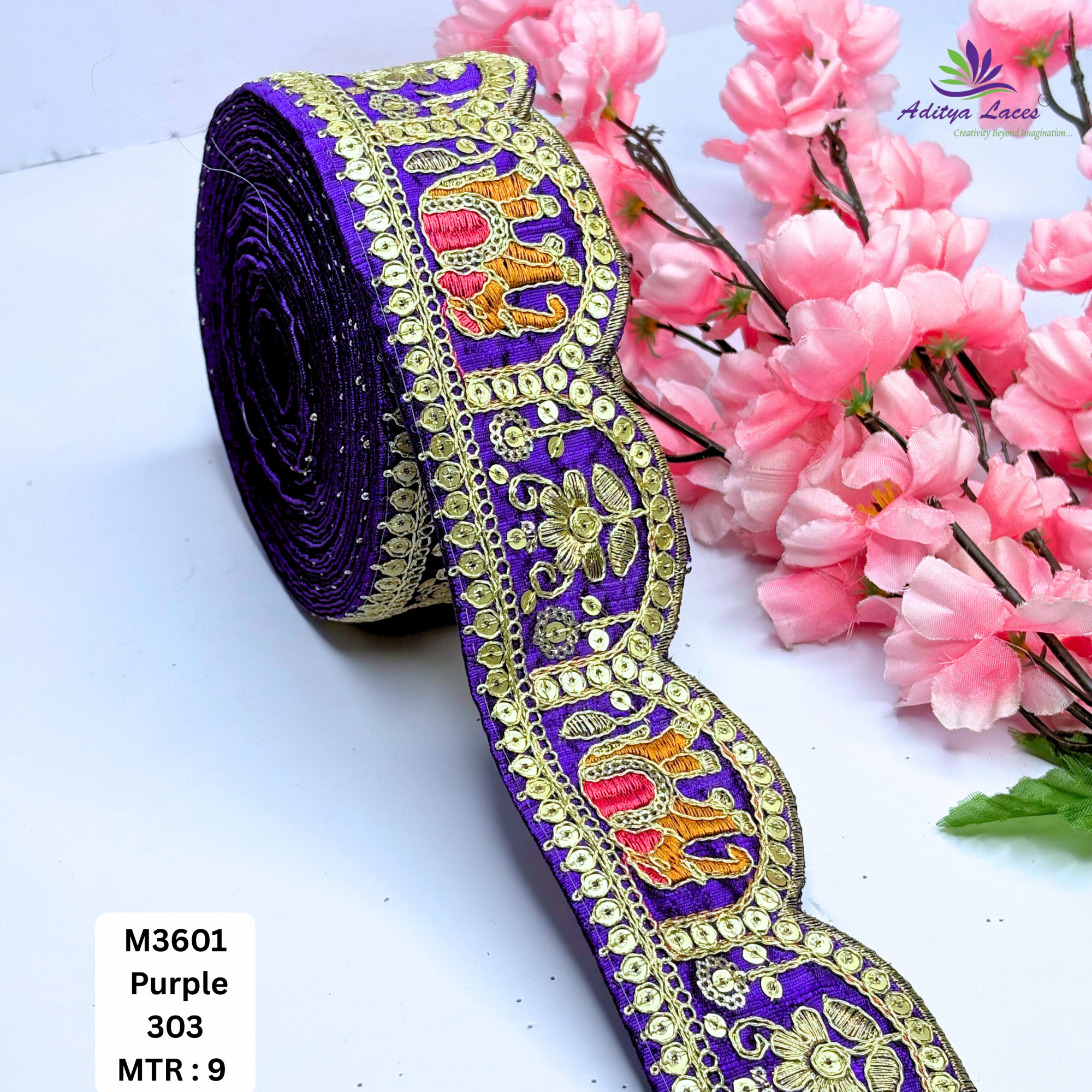 Ethnic Decorative Border Trim for Bridal Wear
