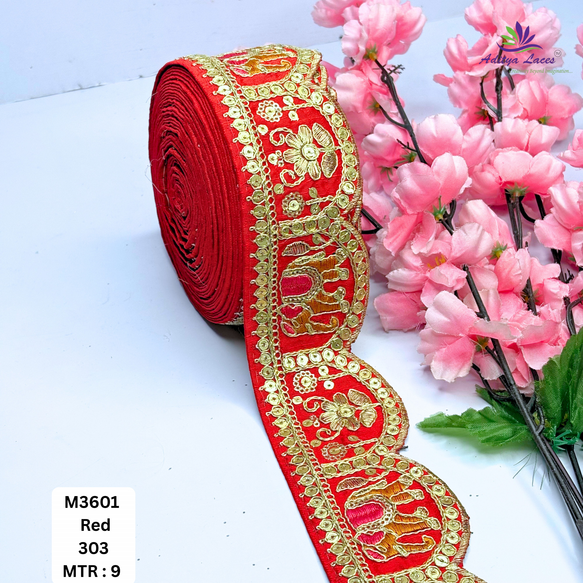 Ethnic Decorative Border Trim for Bridal Wear
