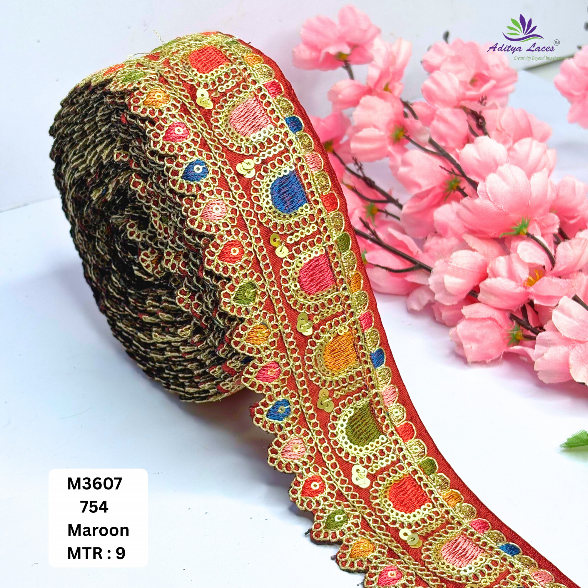 Premium Designer Lace Trim for Fashion Accessories