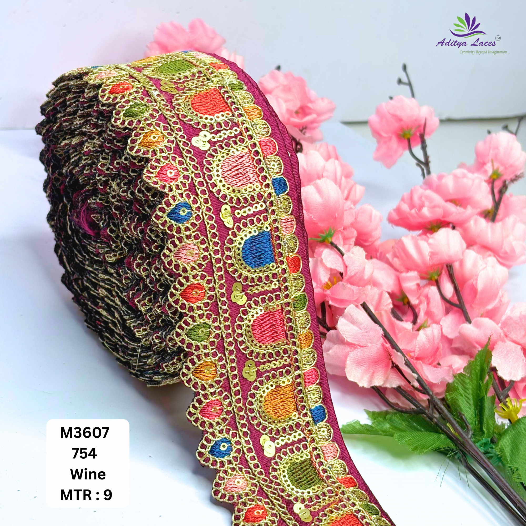 Premium Designer Lace Trim for Fashion Accessories