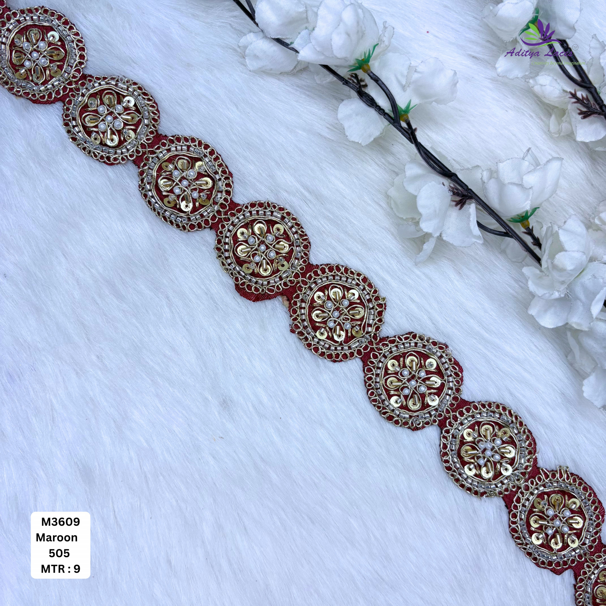 Bridal Garment Decorative Beads Trim for Garment Decoration