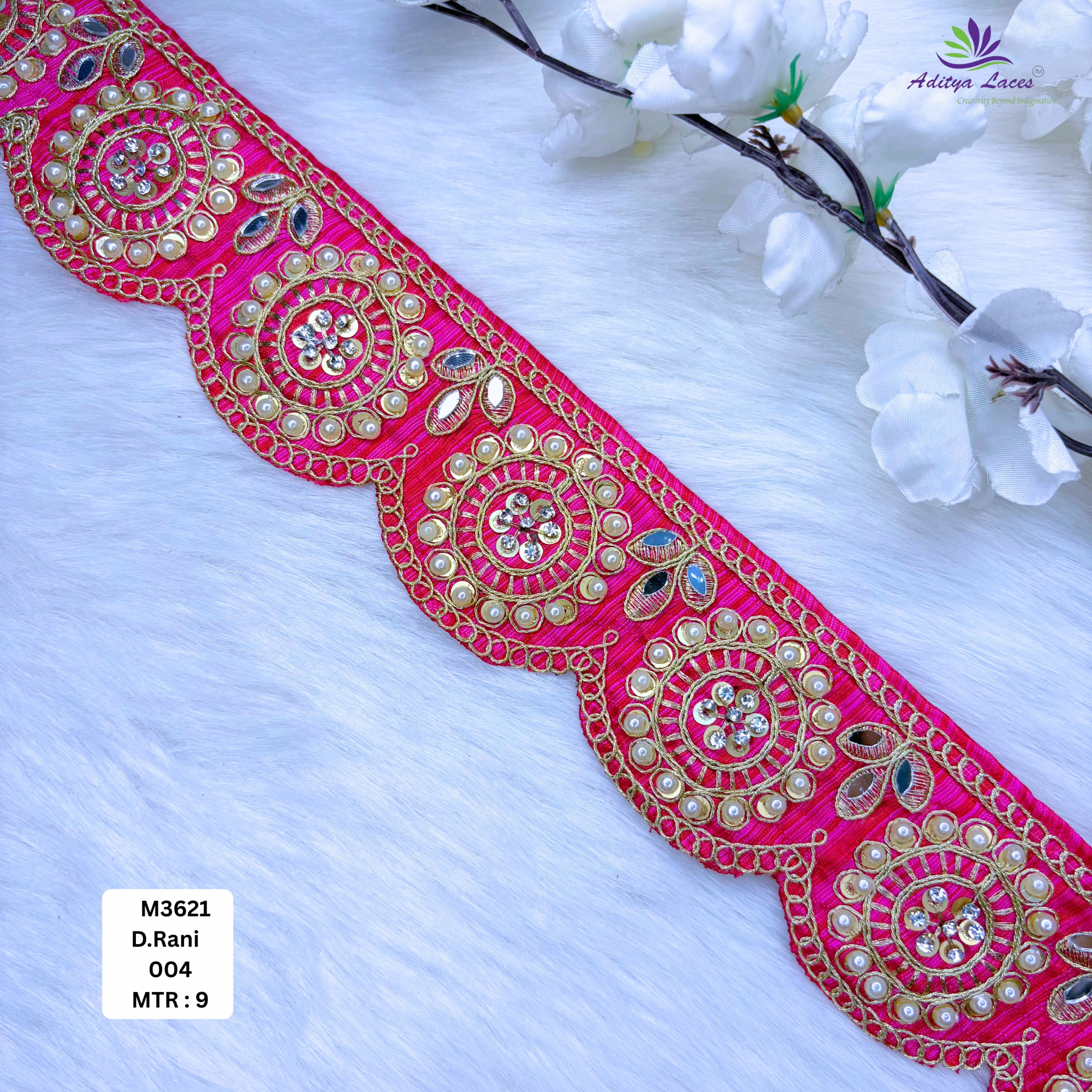 Bridal Garment Lace Border for Kurti Dupatta