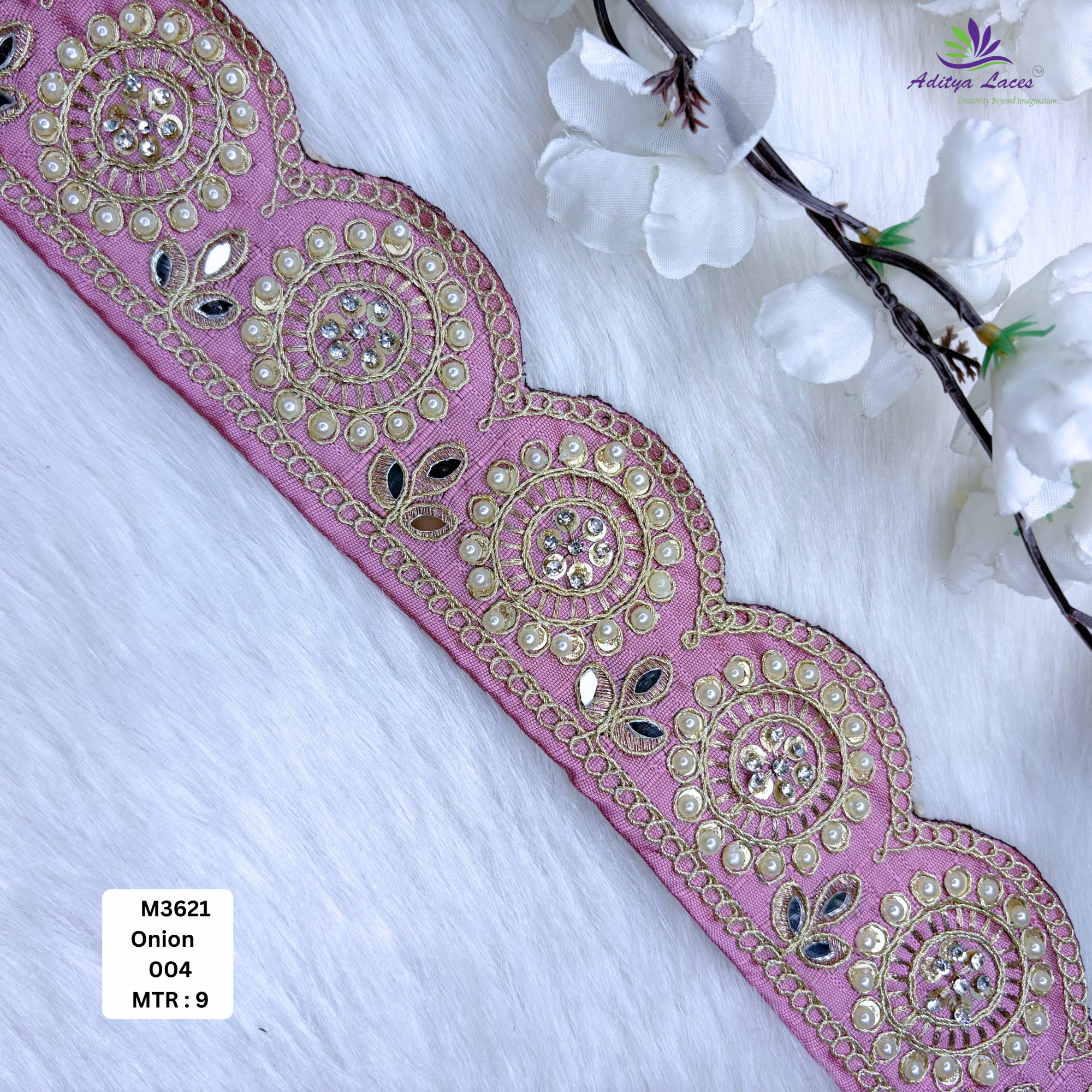Bridal Garment Lace Border for Kurti Dupatta