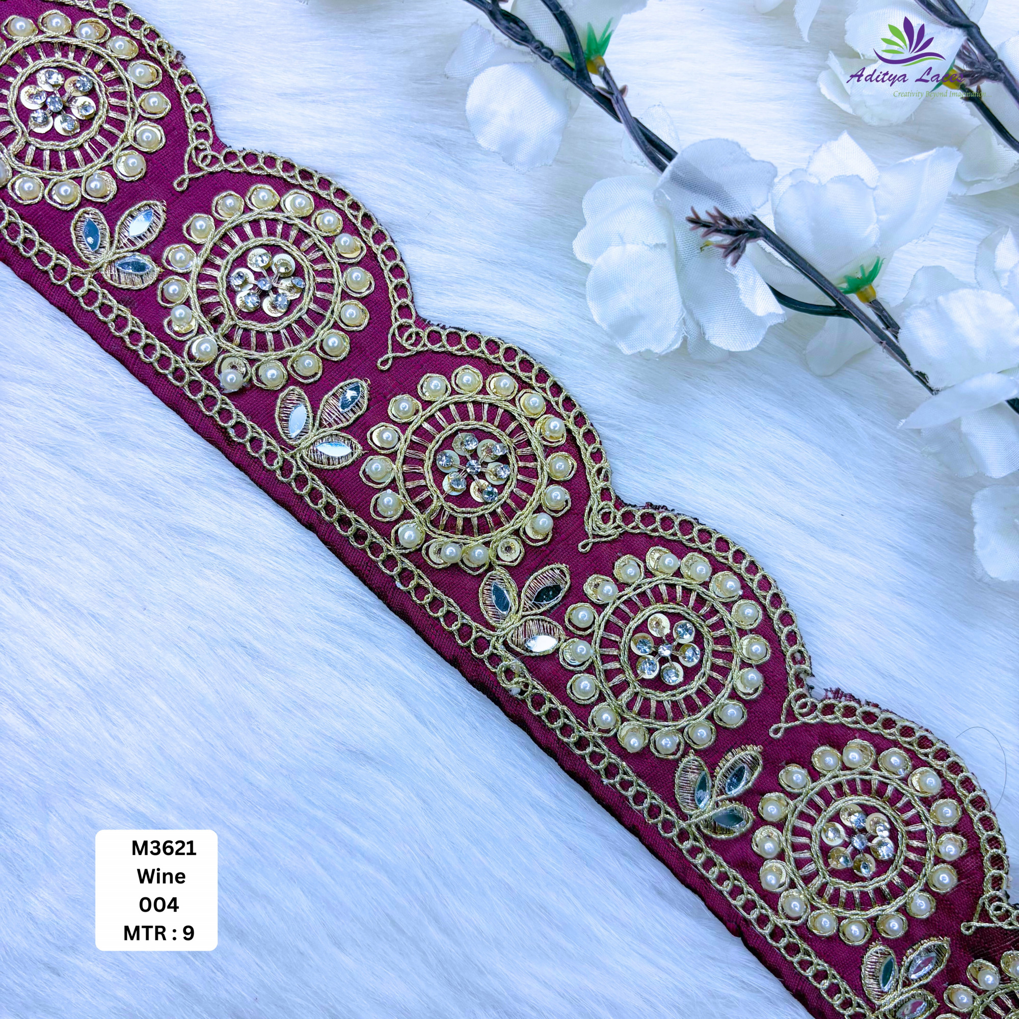 Bridal Garment Lace Border for Kurti Dupatta