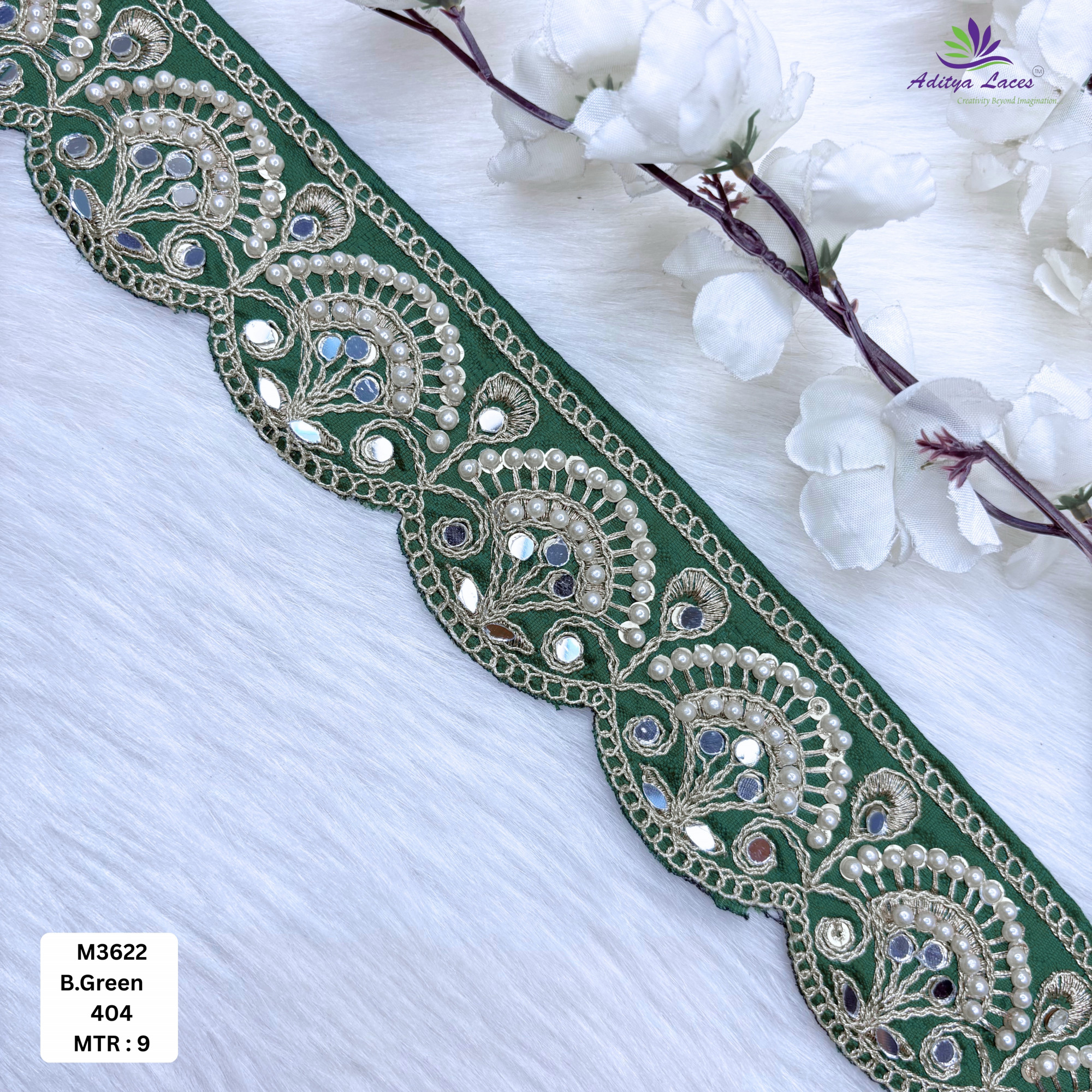 Fancy Malbari Lace for Designer Outfits