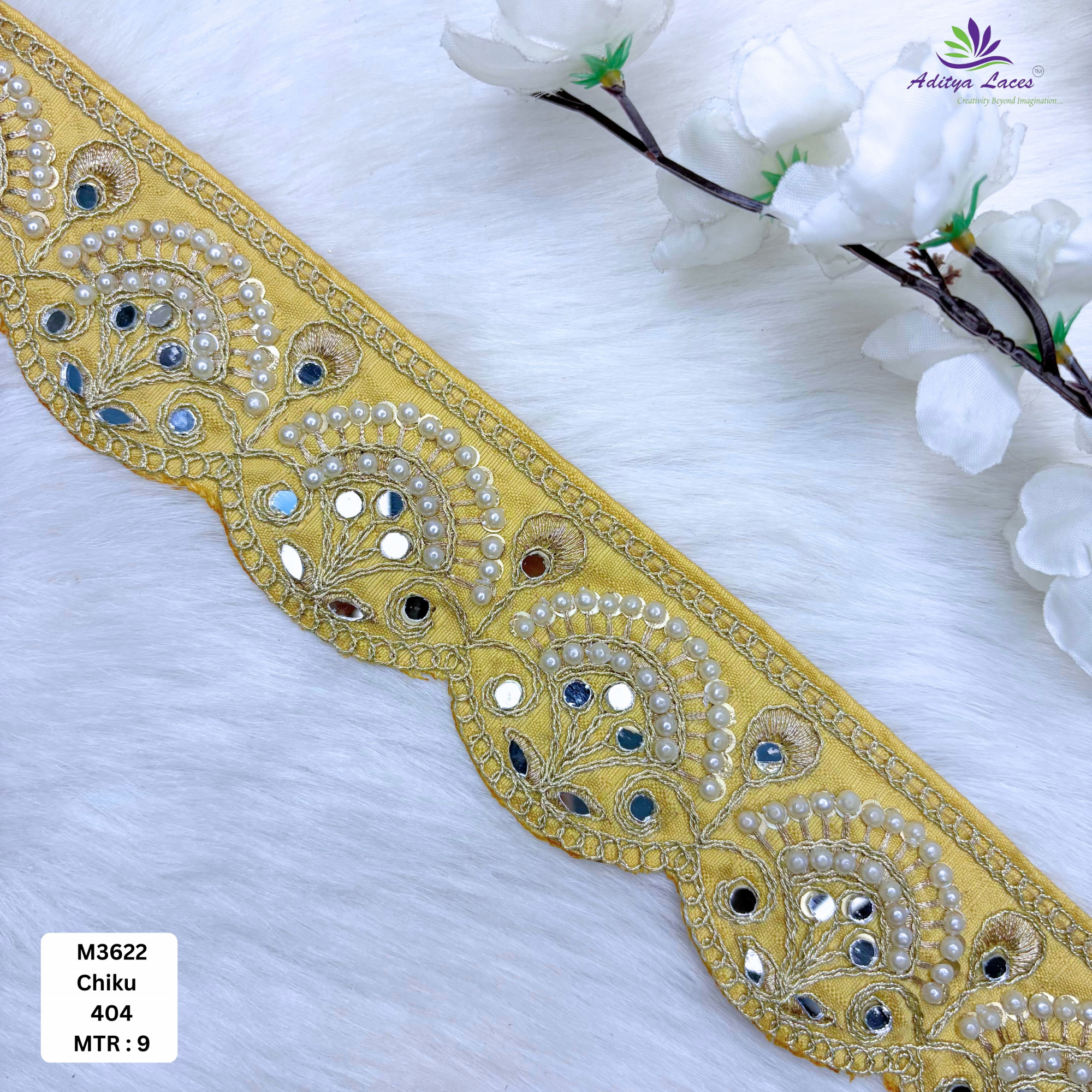 Fancy Malbari Lace for Designer Outfits