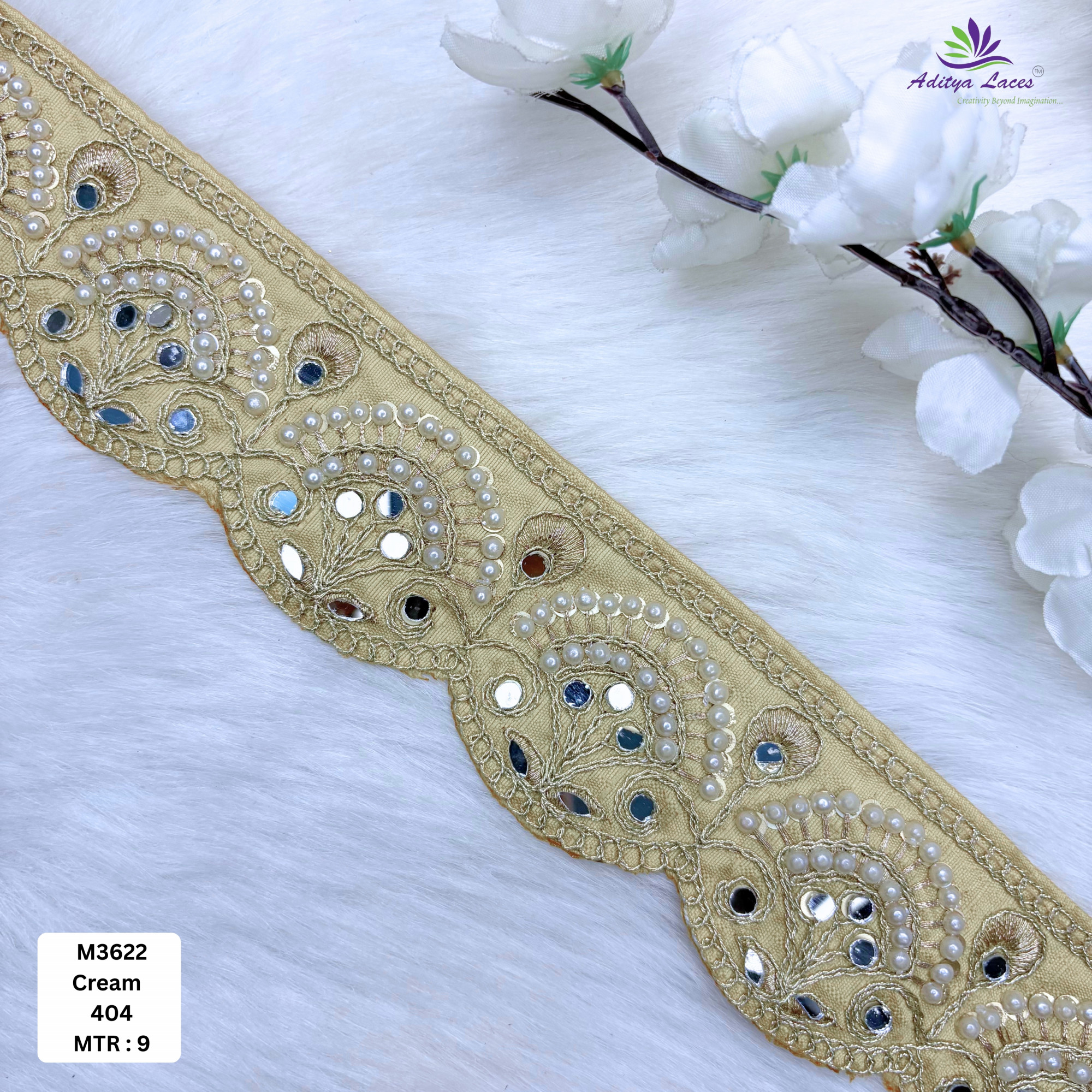 Fancy Malbari Lace for Designer Outfits