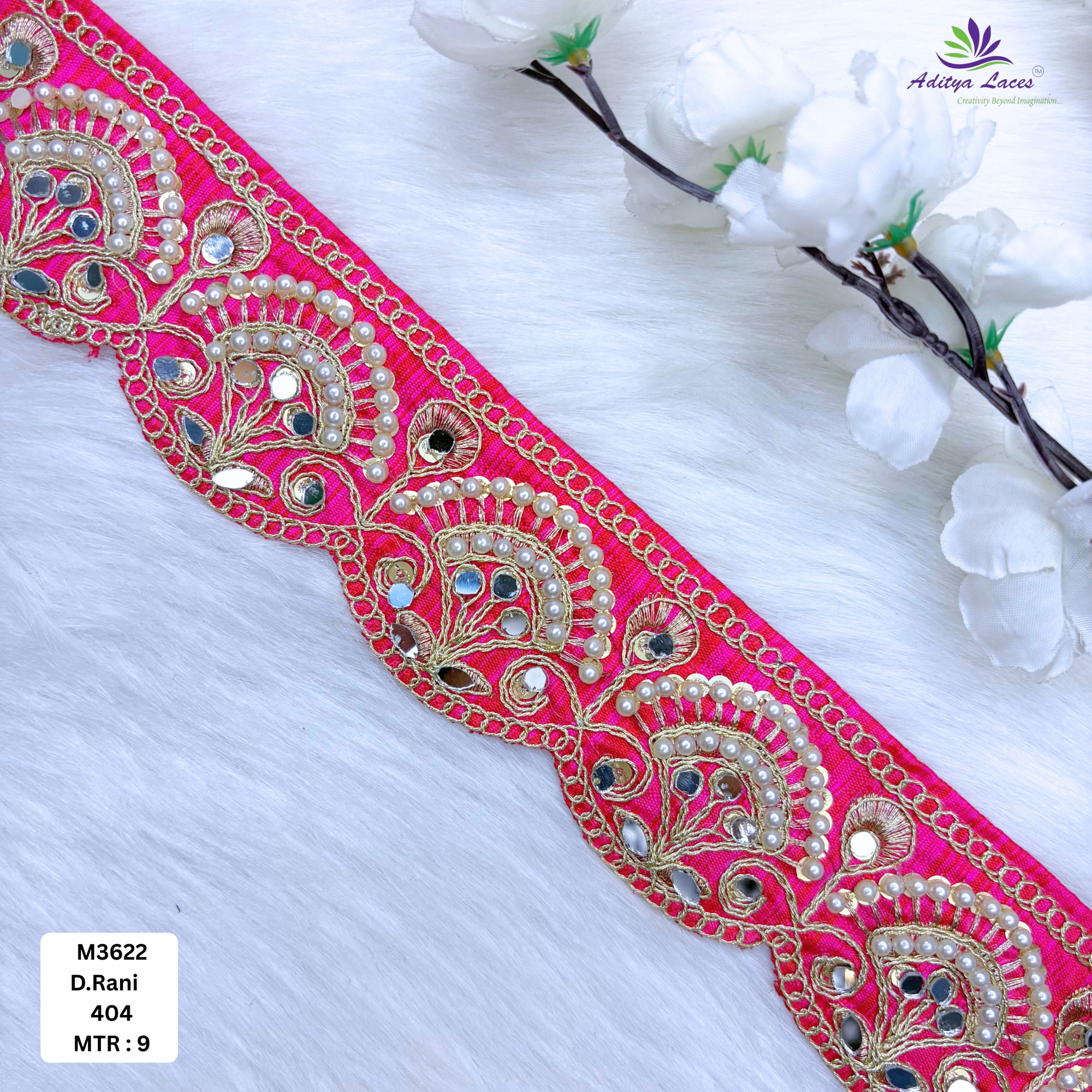 Fancy Malbari Lace for Designer Outfits