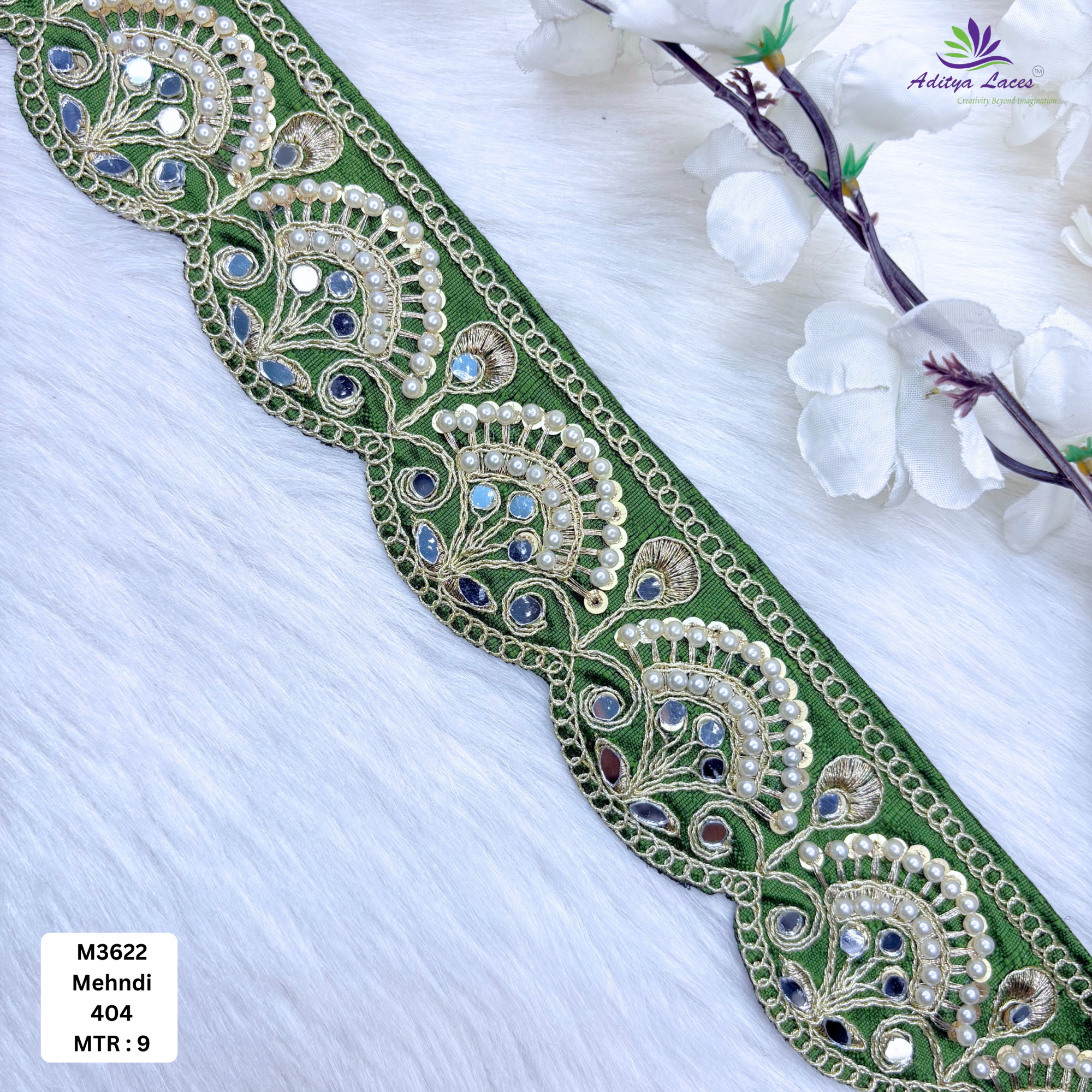 Fancy Malbari Lace for Designer Outfits