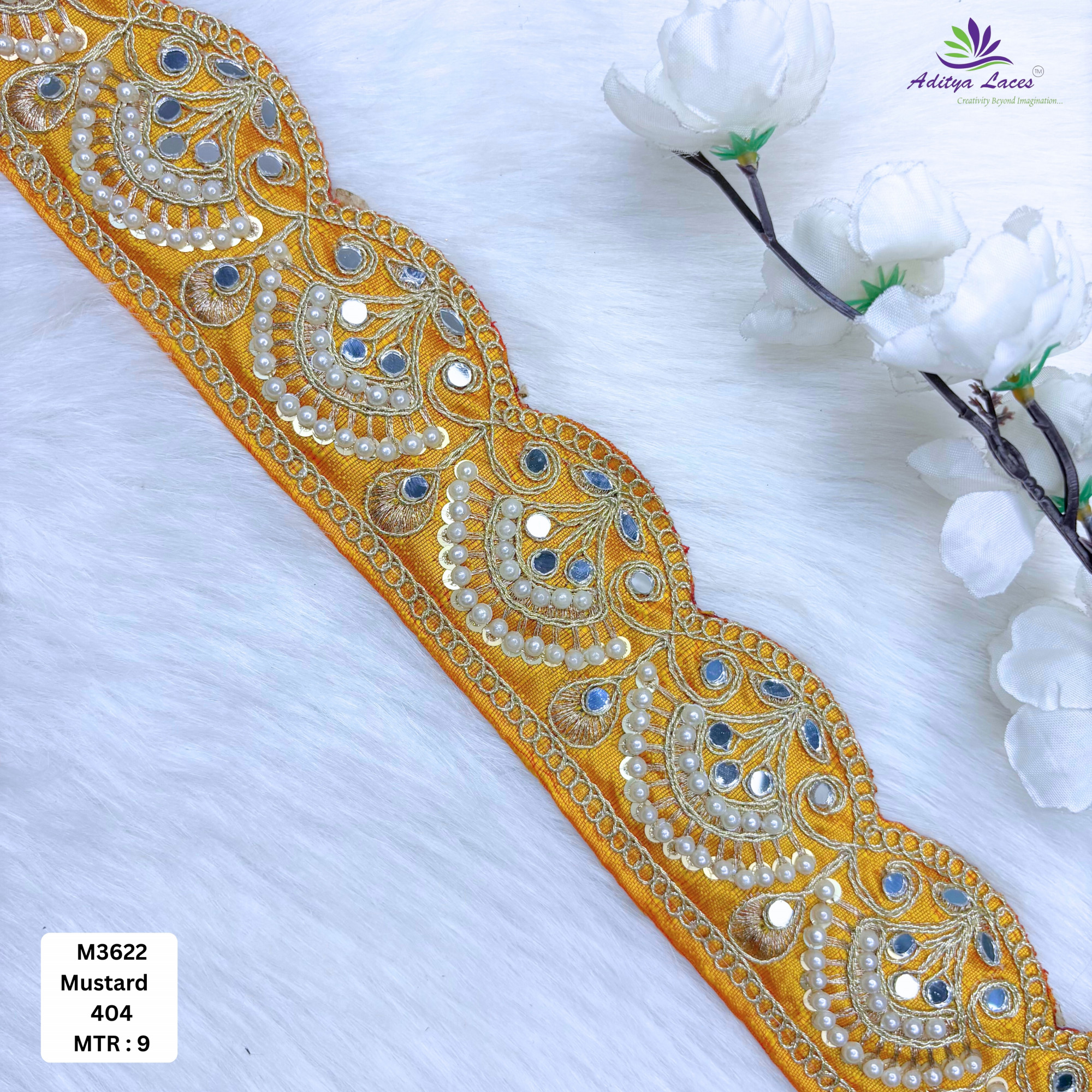 Fancy Malbari Lace for Designer Outfits