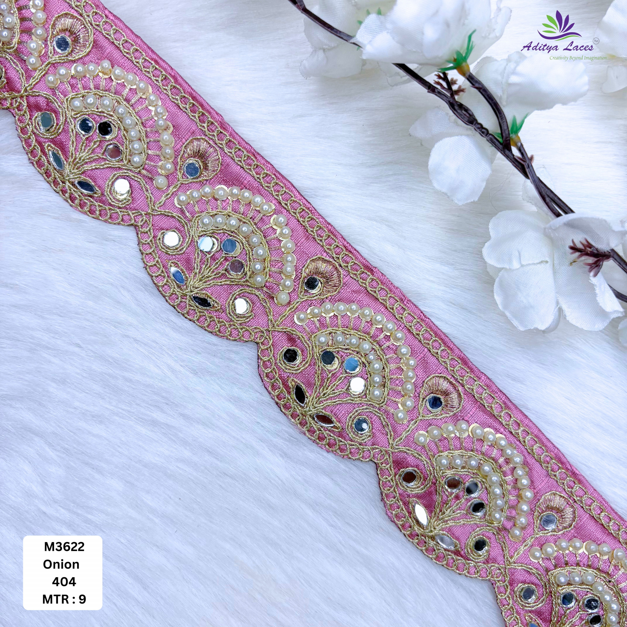 Fancy Malbari Lace for Designer Outfits
