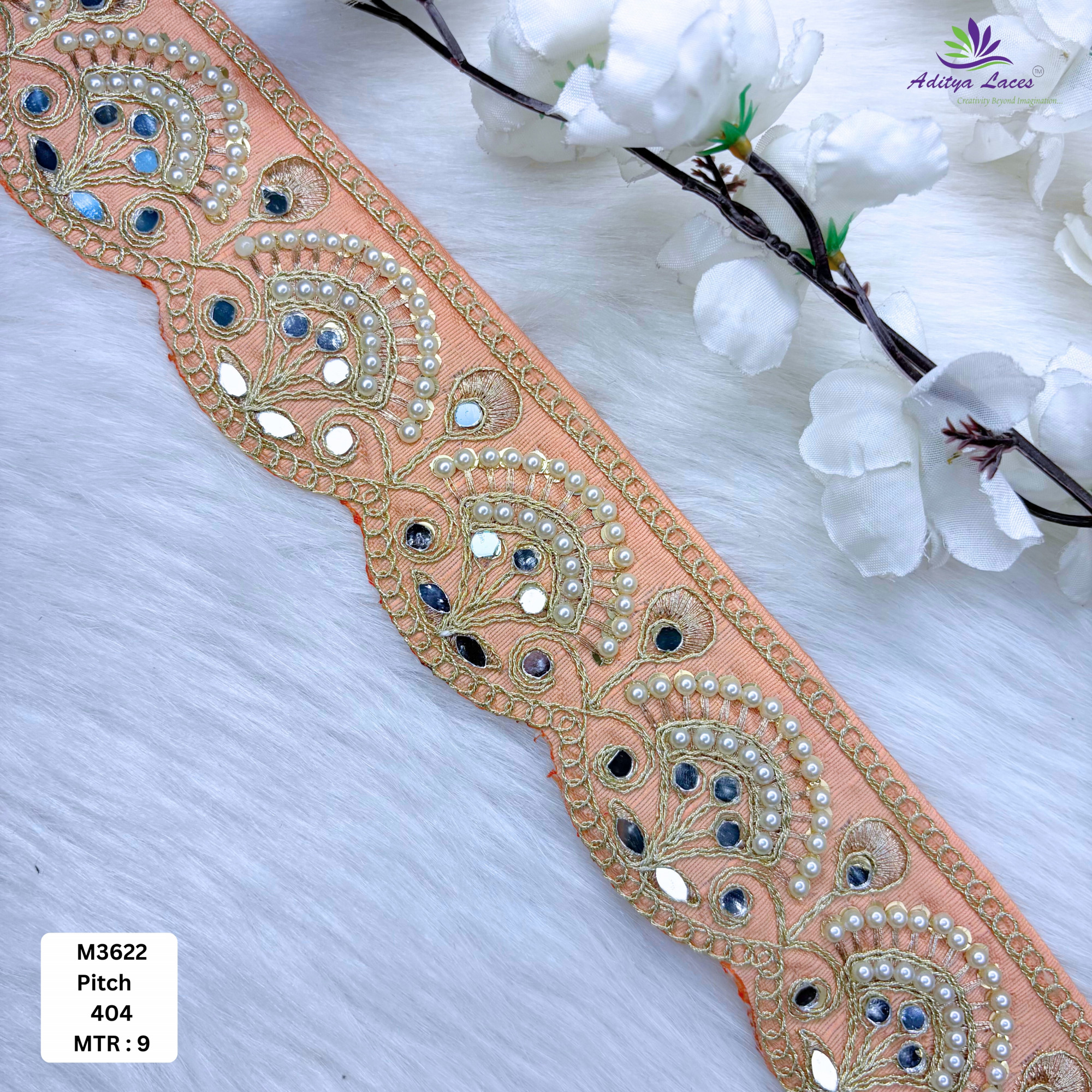 Fancy Malbari Lace for Designer Outfits