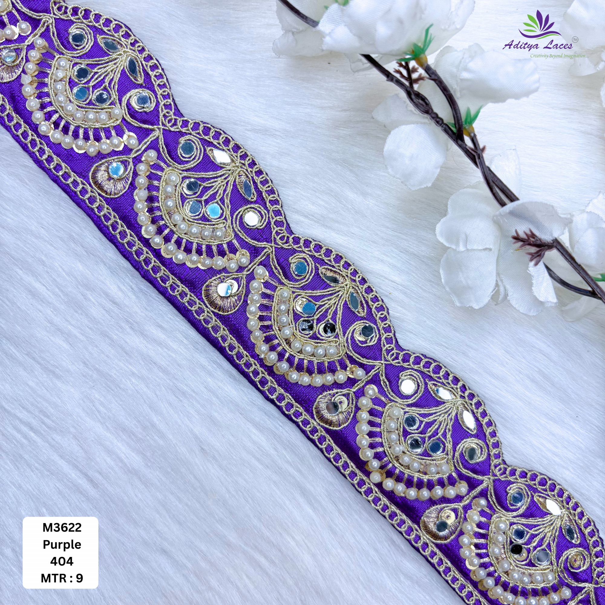 Fancy Malbari Lace for Designer Outfits