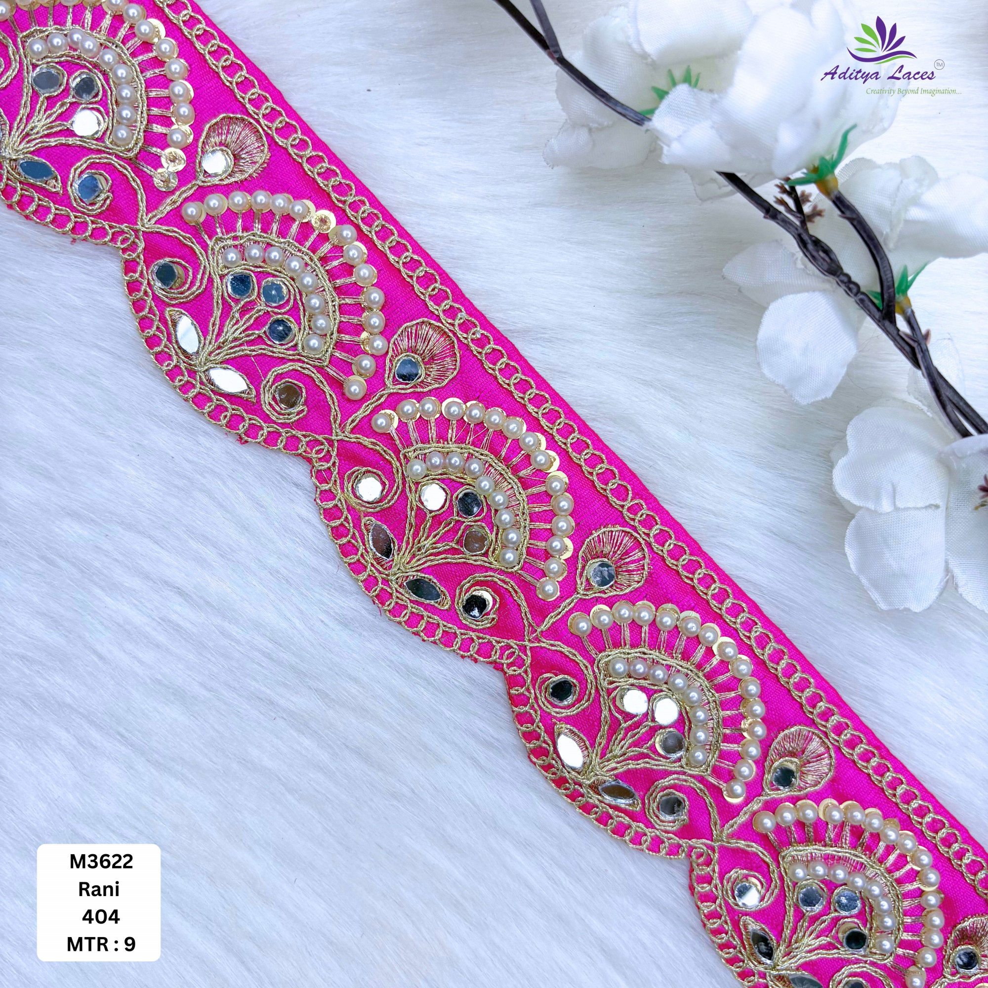 Fancy Malbari Lace for Designer Outfits