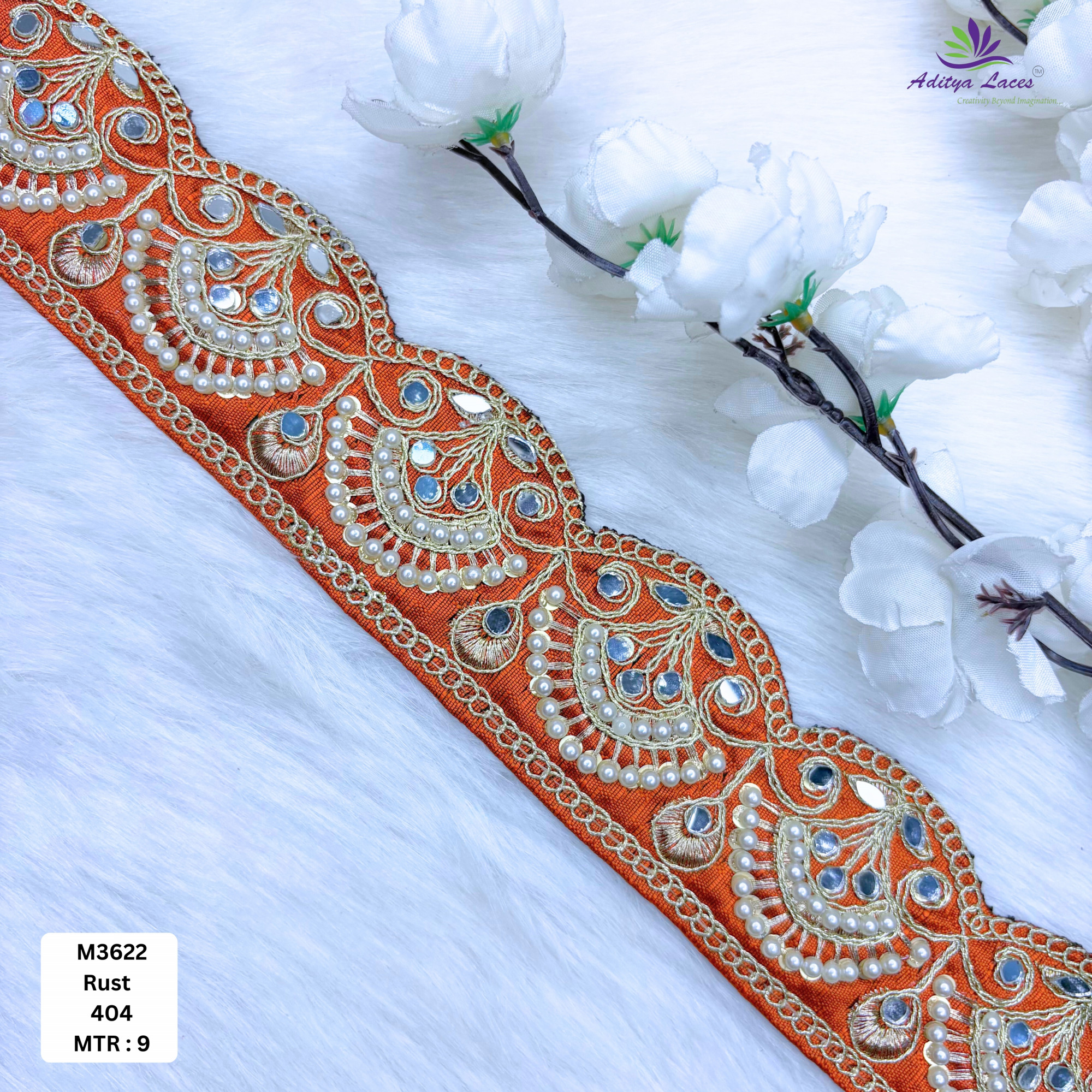 Fancy Malbari Lace for Designer Outfits