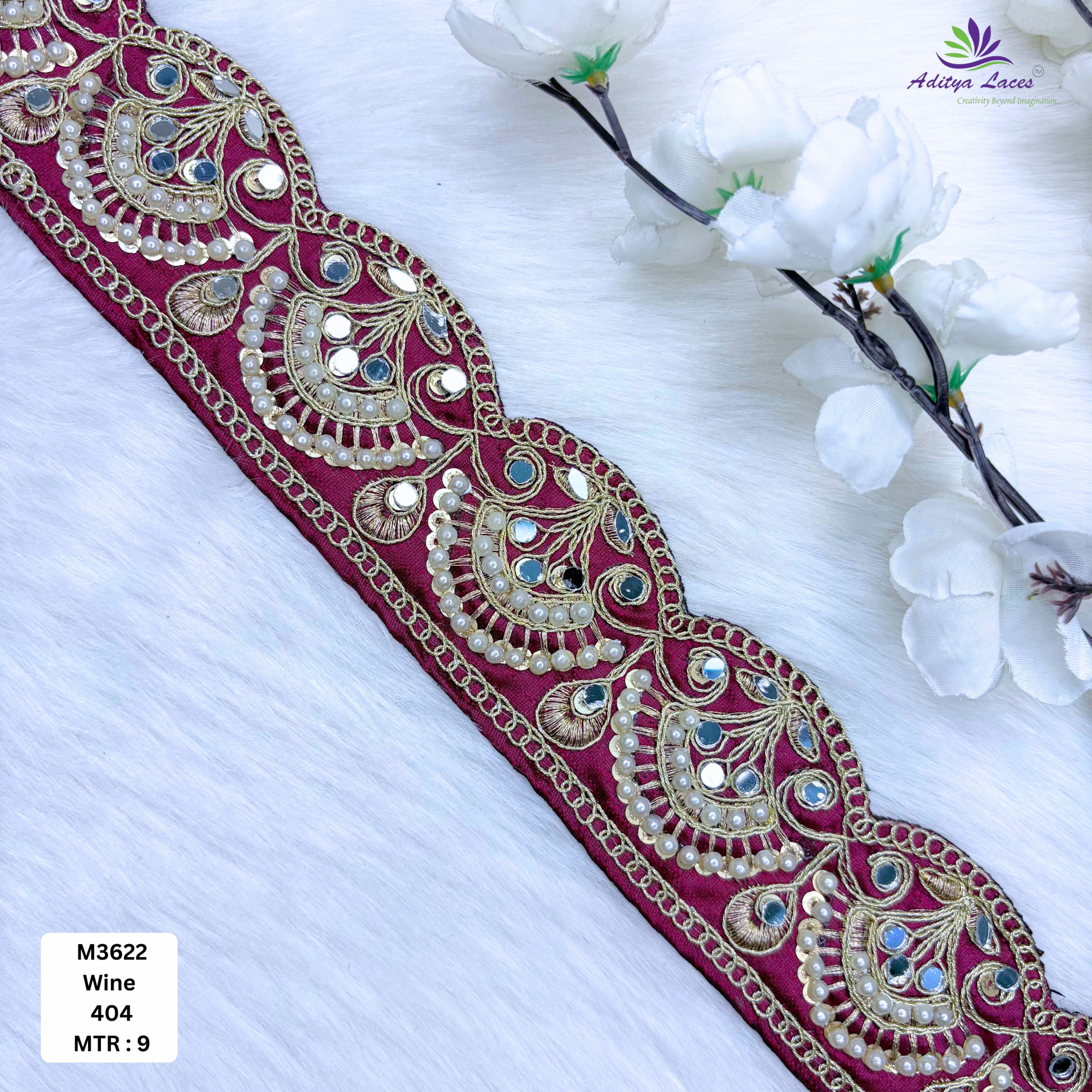 Fancy Malbari Lace for Designer Outfits