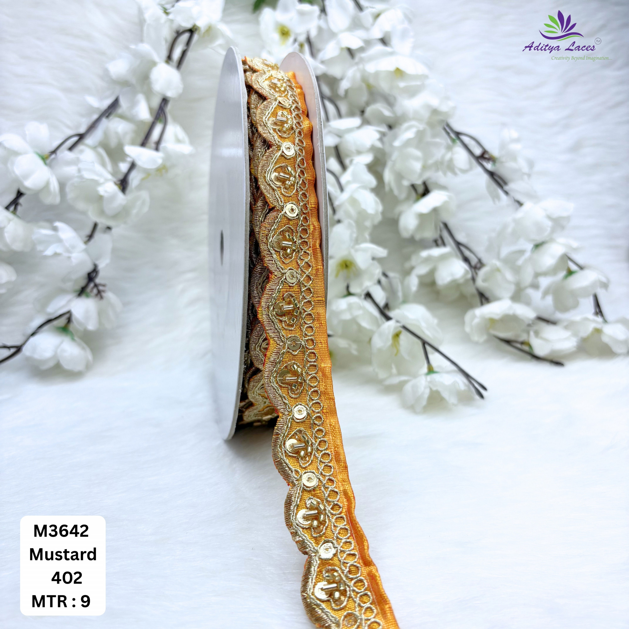 Malbari Multicolor Striped Embroidery Lace Trim Designer Saree Border Bridal Decorative Lace Wholesale Supplier