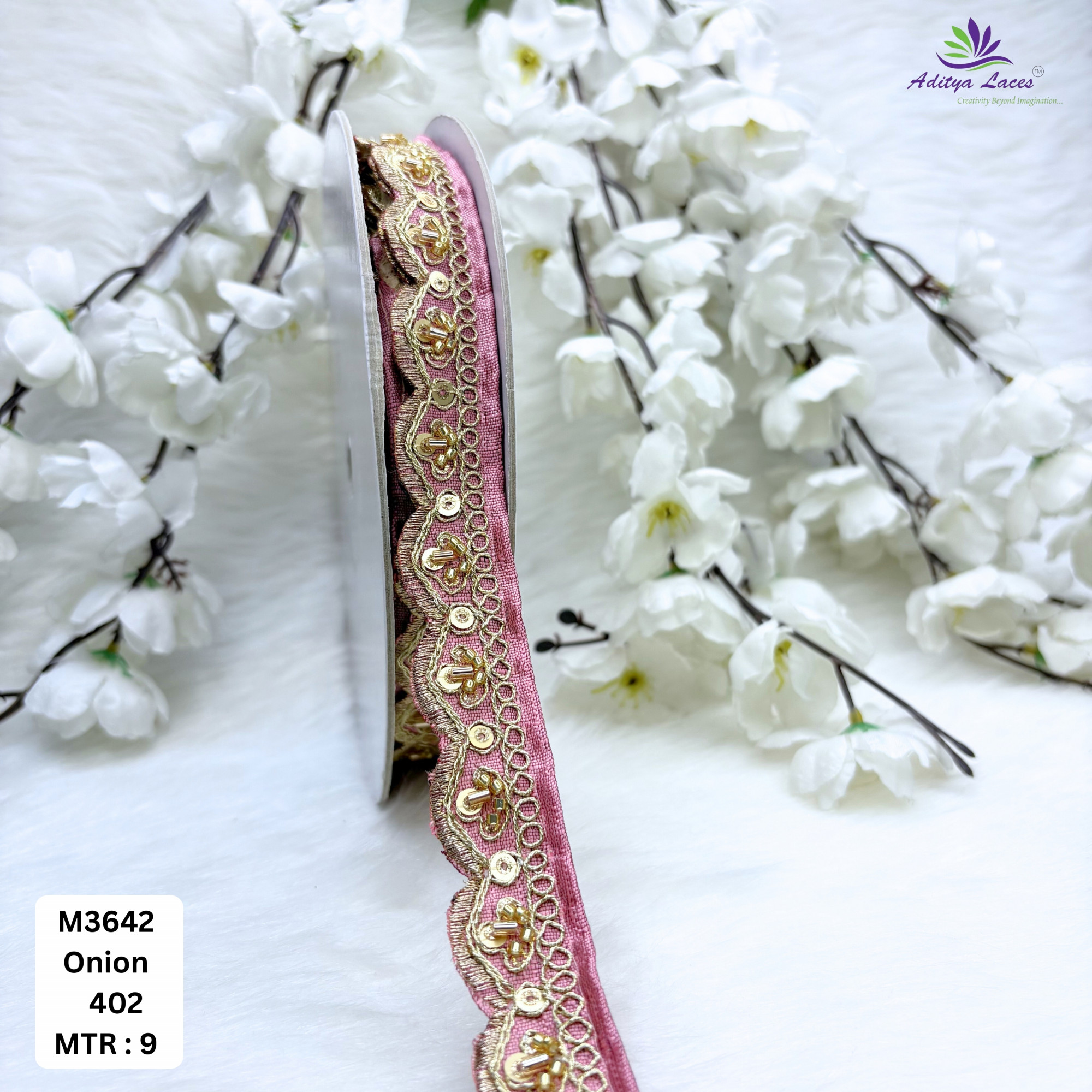 Malbari Multicolor Striped Embroidery Lace Trim Designer Saree Border Bridal Decorative Lace Wholesale Supplier