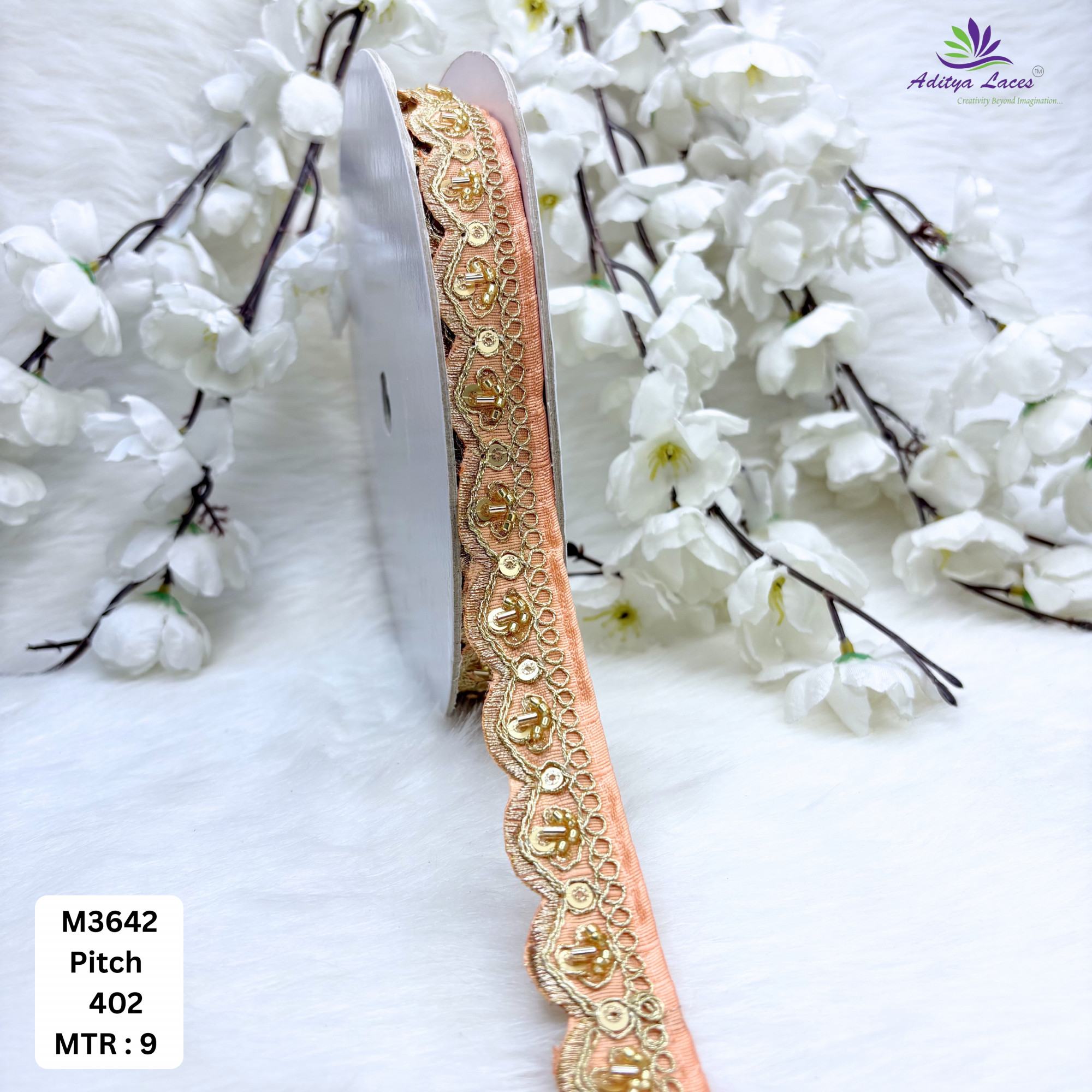 Malbari Multicolor Striped Embroidery Lace Trim Designer Saree Border Bridal Decorative Lace Wholesale Supplier