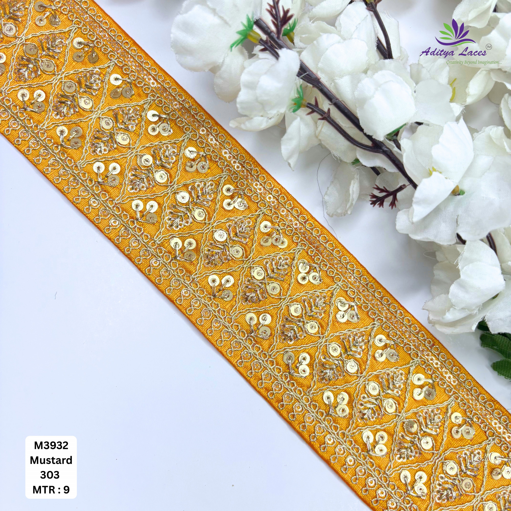 Premium Multicolor Malbari Embroidery Lace Rolls