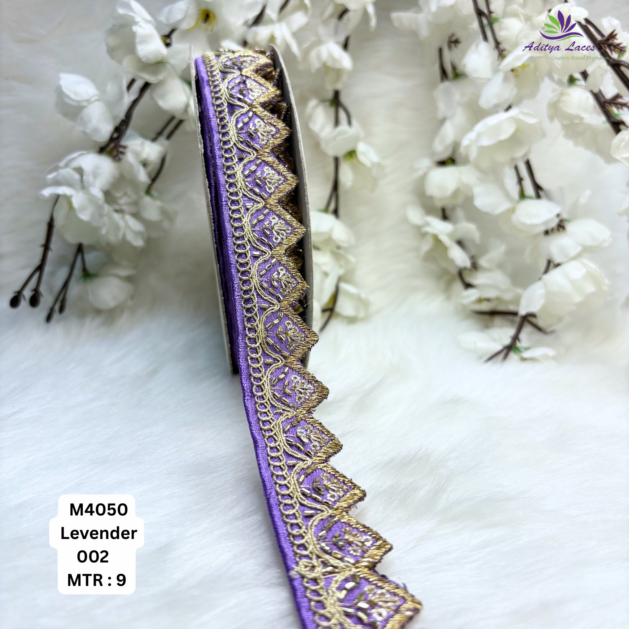 Malbari Multicolor Embroidery Lace Trim Designer Saree Border Bridal Beads Lace Wholesale Supplier