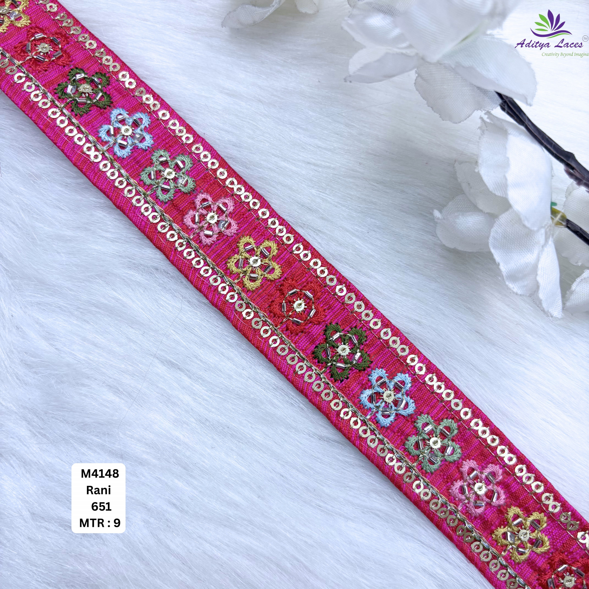 Premium Multicolor Malbari Lace Trim Collection Designer Saree Border Bridal Embroidery Lace for Ethnic Fashion Wholesale Supplier