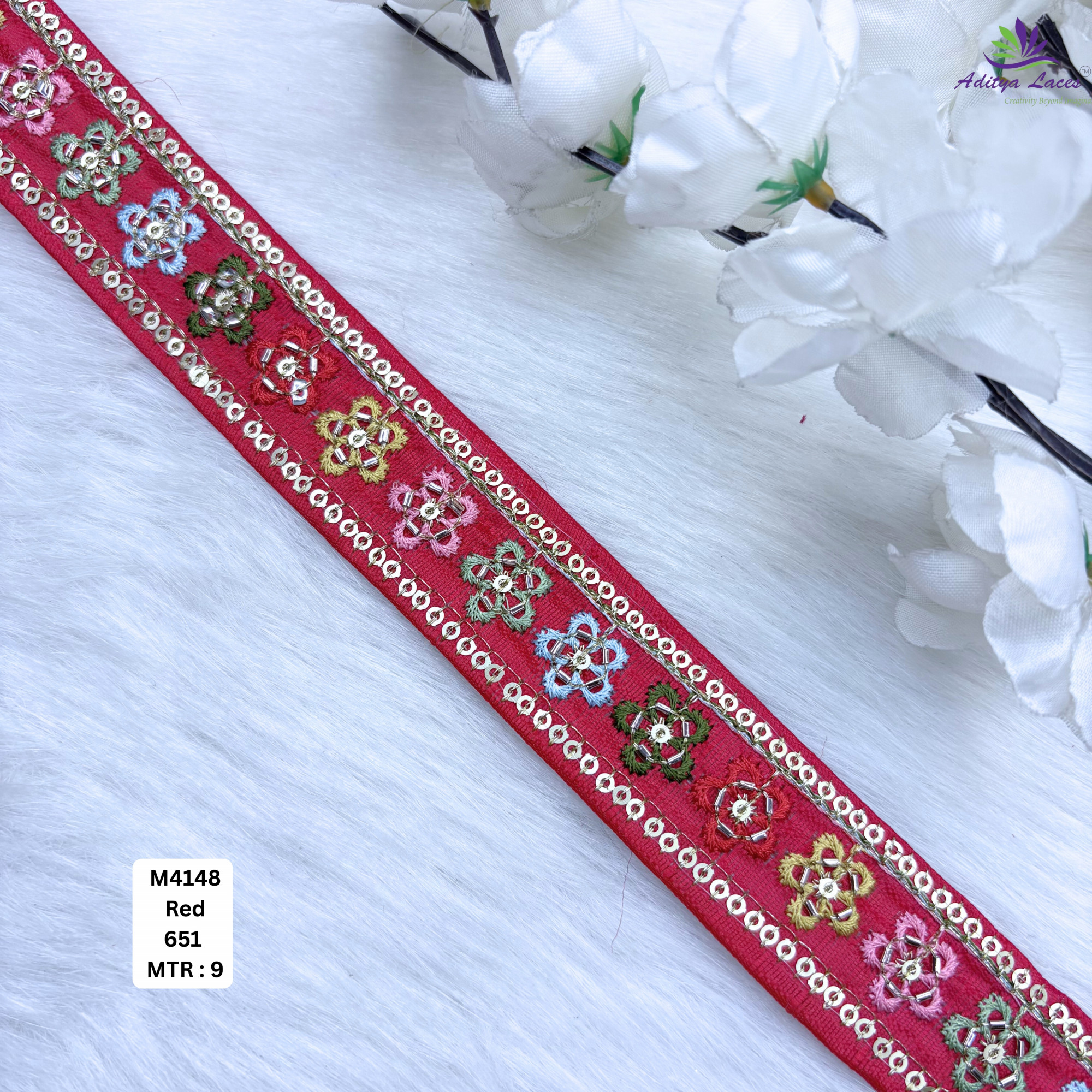 Premium Multicolor Malbari Lace Trim Collection Designer Saree Border Bridal Embroidery Lace for Ethnic Fashion Wholesale Supplier