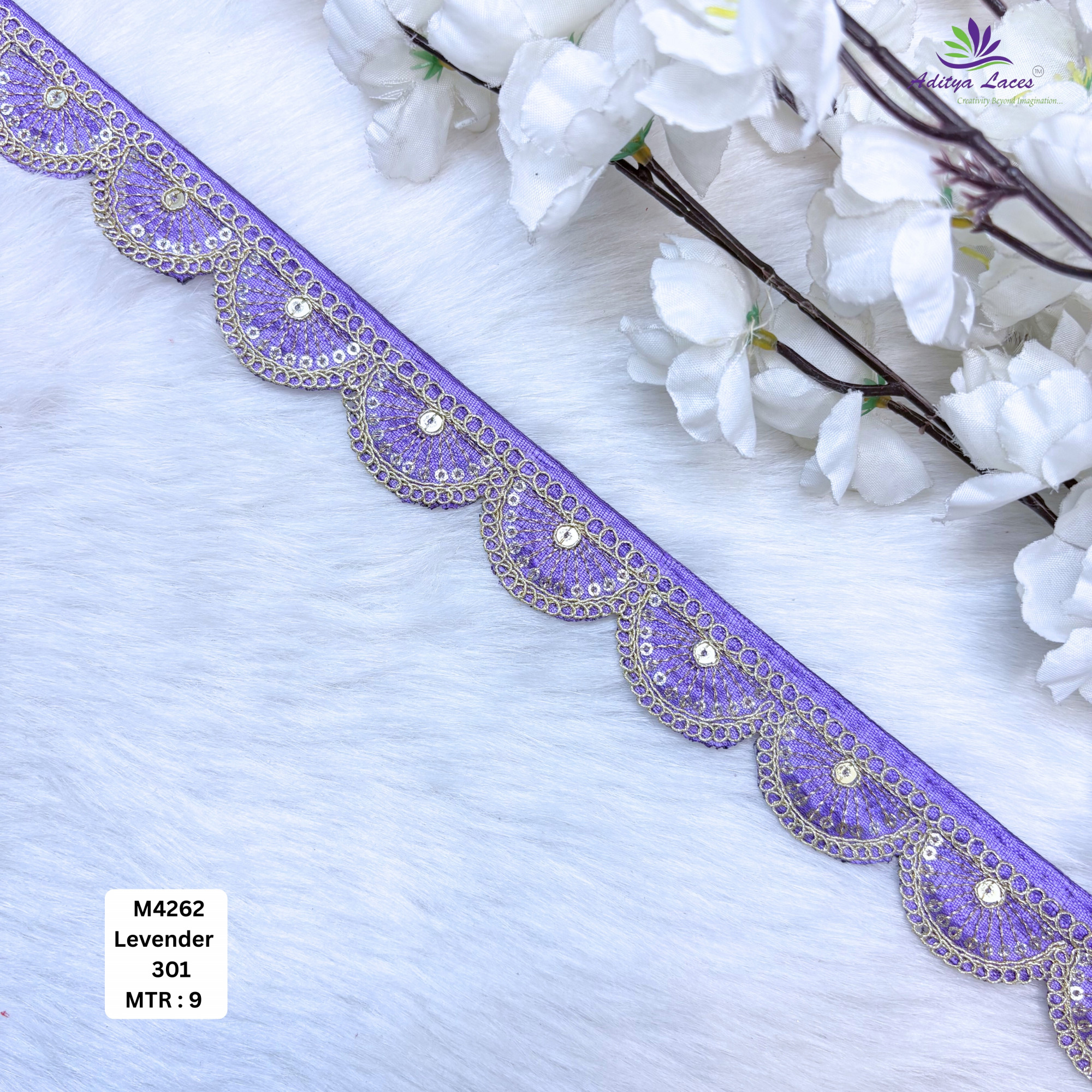 Malbari Multicolor Beads Lace Trim Designer Saree Border Bridal Decorative Lace Wholesale Lace Supplier