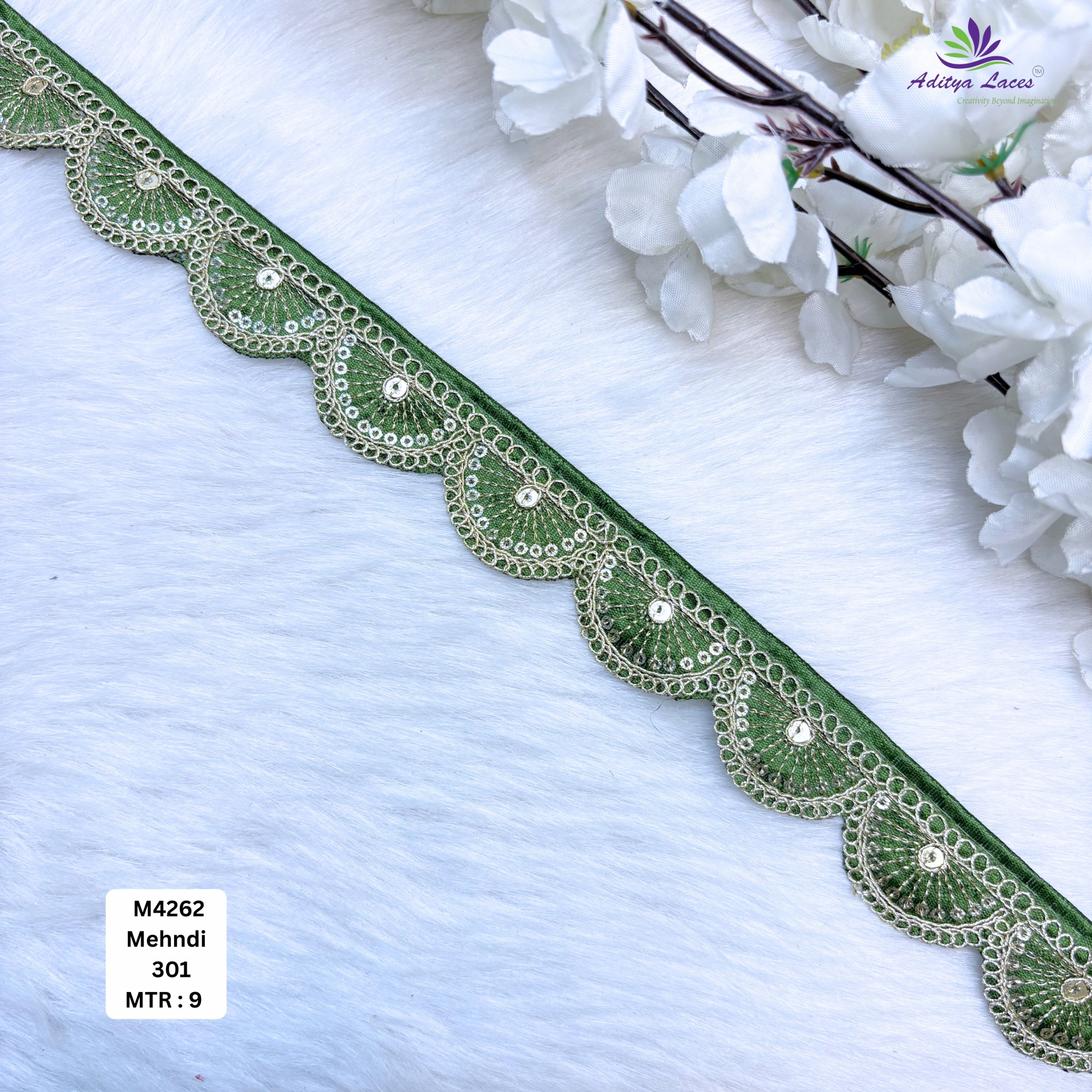 Malbari Multicolor Beads Lace Trim Designer Saree Border Bridal Decorative Lace Wholesale Lace Supplier