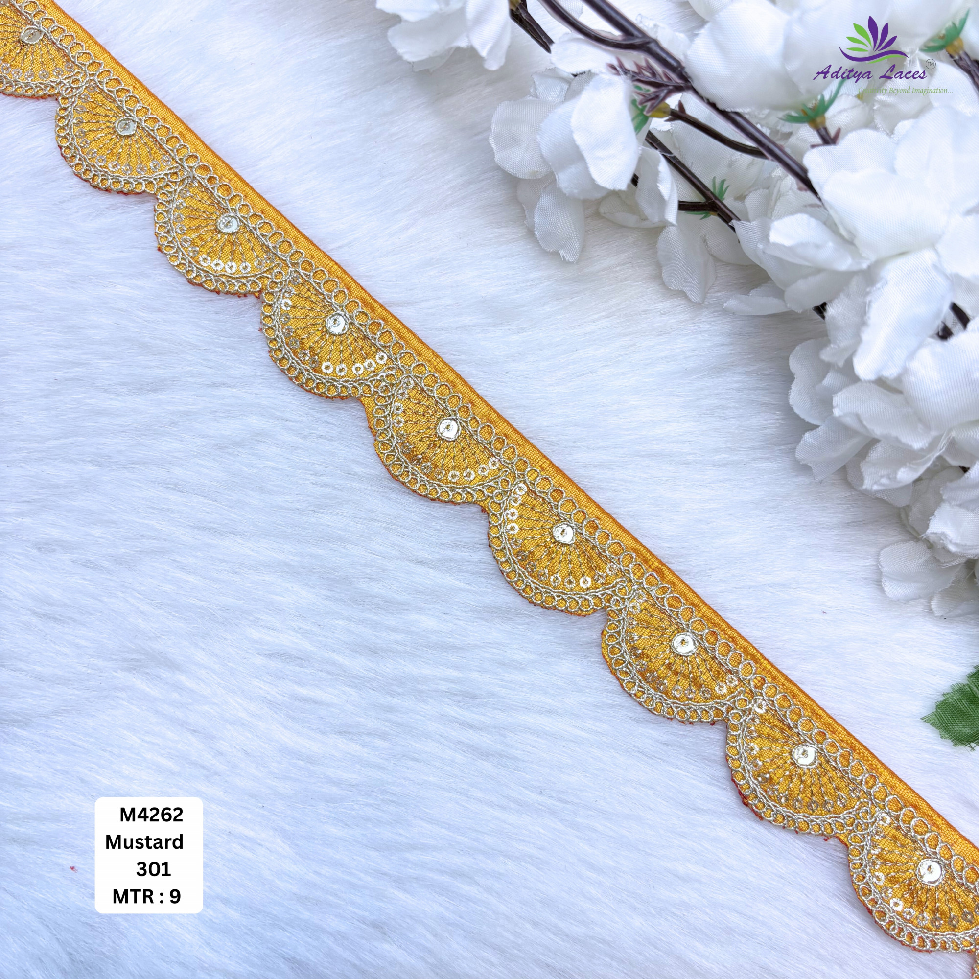Malbari Multicolor Beads Lace Trim Designer Saree Border Bridal Decorative Lace Wholesale Lace Supplier