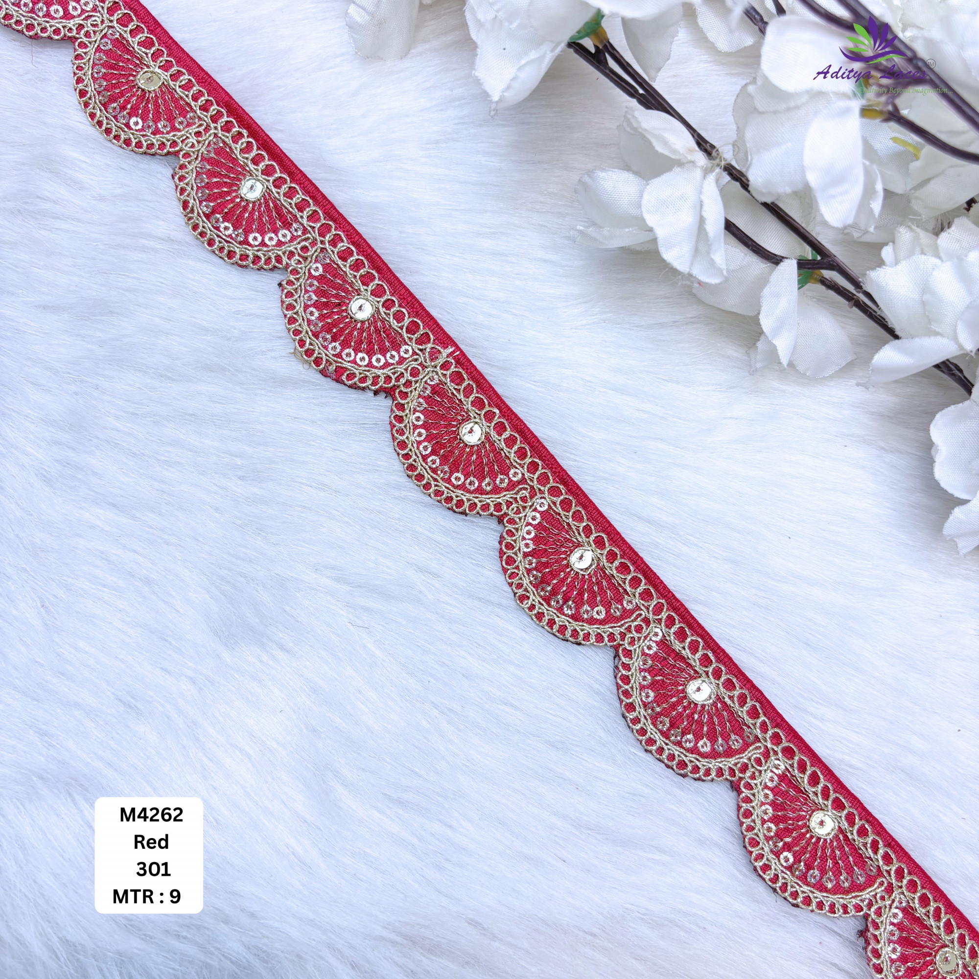 Malbari Multicolor Beads Lace Trim Designer Saree Border Bridal Decorative Lace Wholesale Lace Supplier